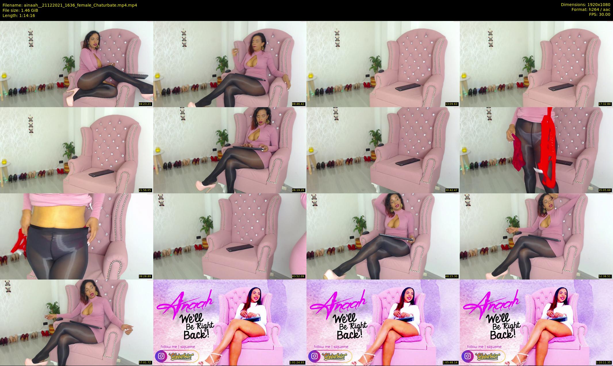 ainaah_ — 75 minute Chaturbate female cam show recording, 1080p, Dec 21, 2021