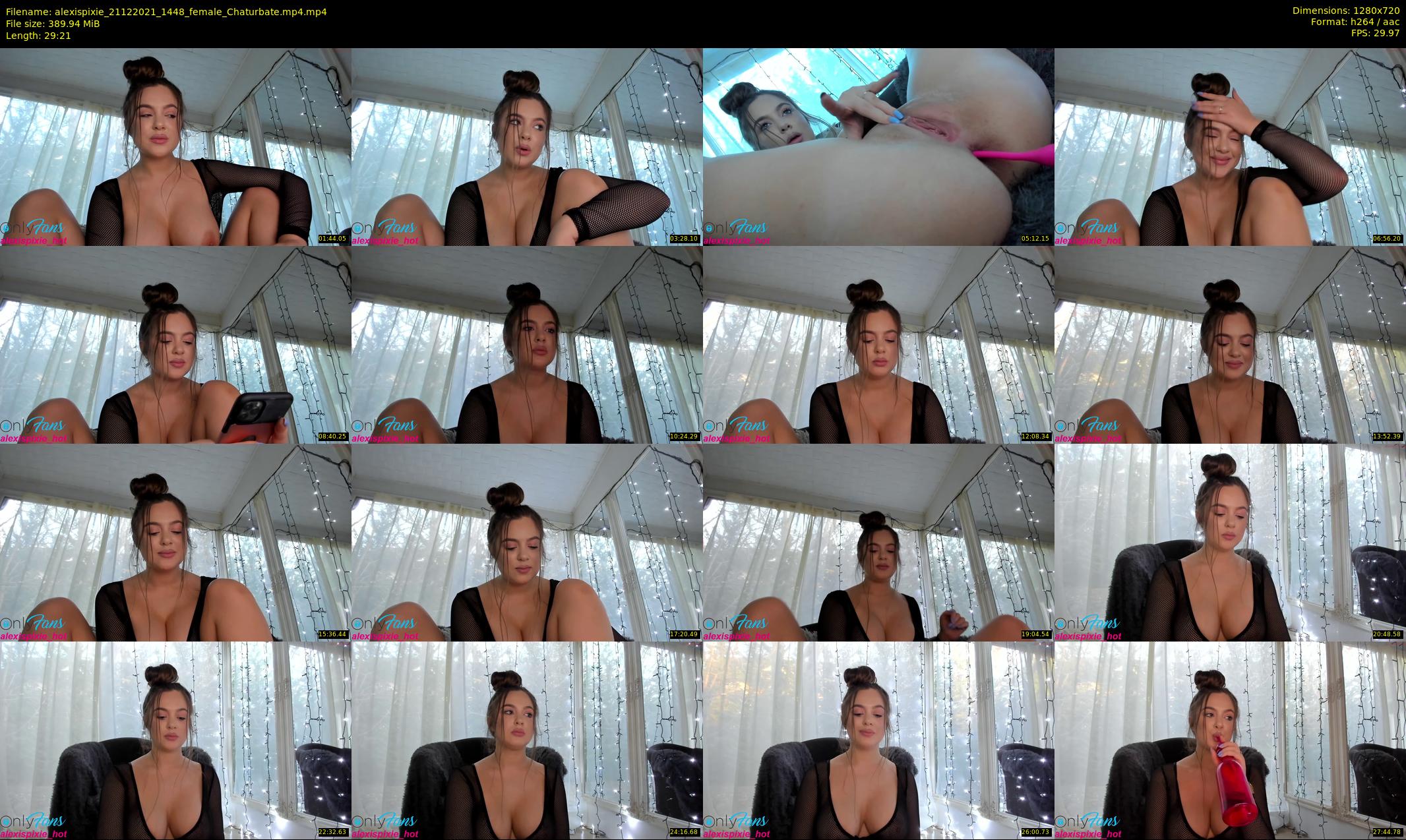 alexispixie — 30 minute Chaturbate female cam show recording, 720p, Dec 21, 2021