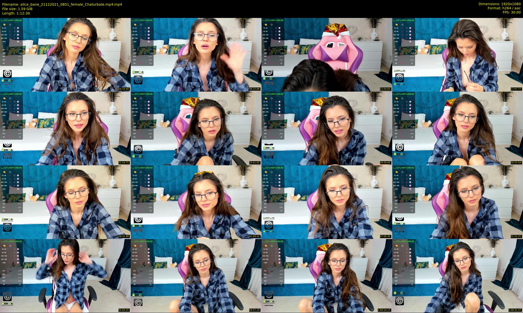 alice_bane — 73 minute Chaturbate female cam show recording, 1080p, Dec 21, 2021