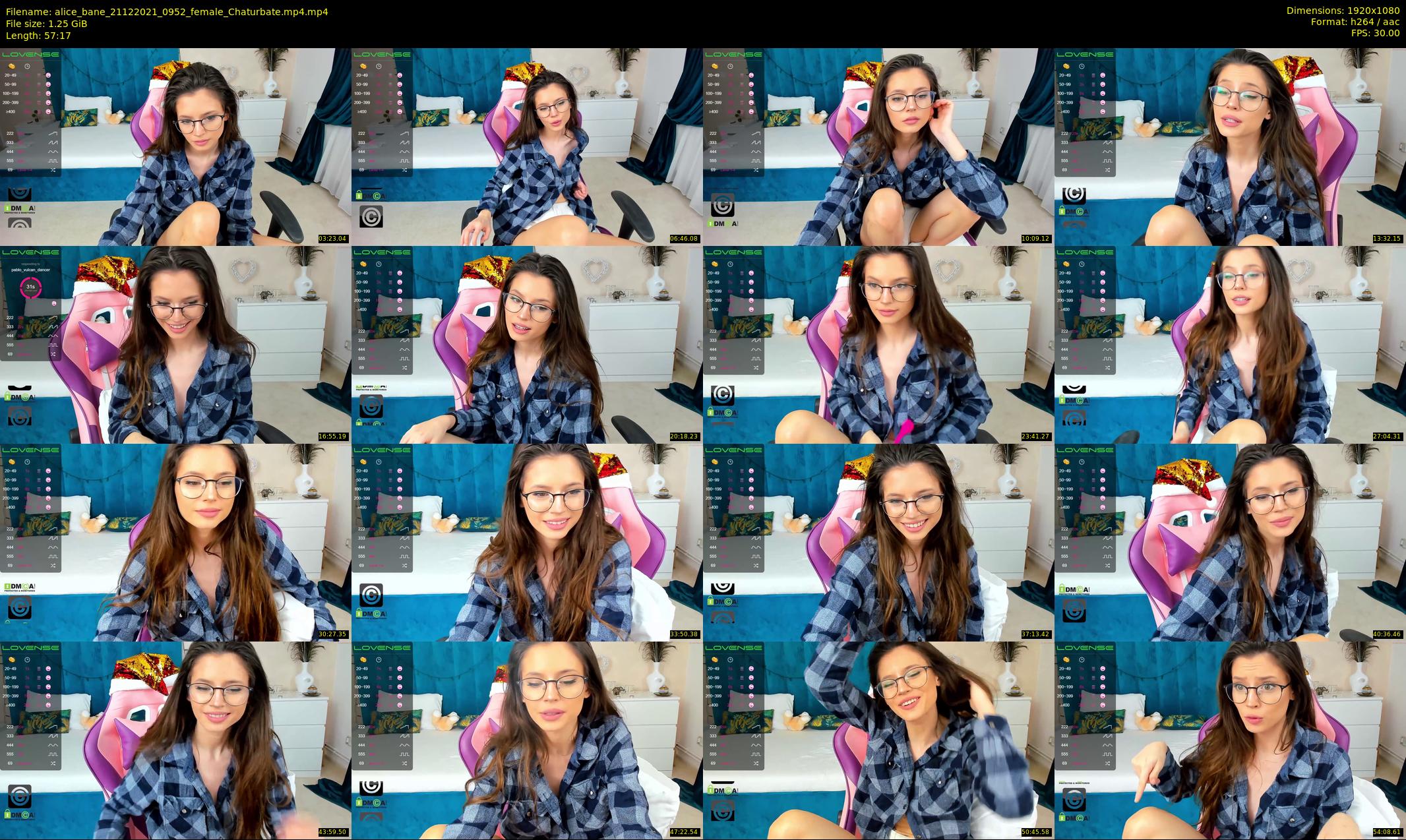 alice_bane — 58 minute Chaturbate female cam show recording, 1080p, Dec 21, 2021