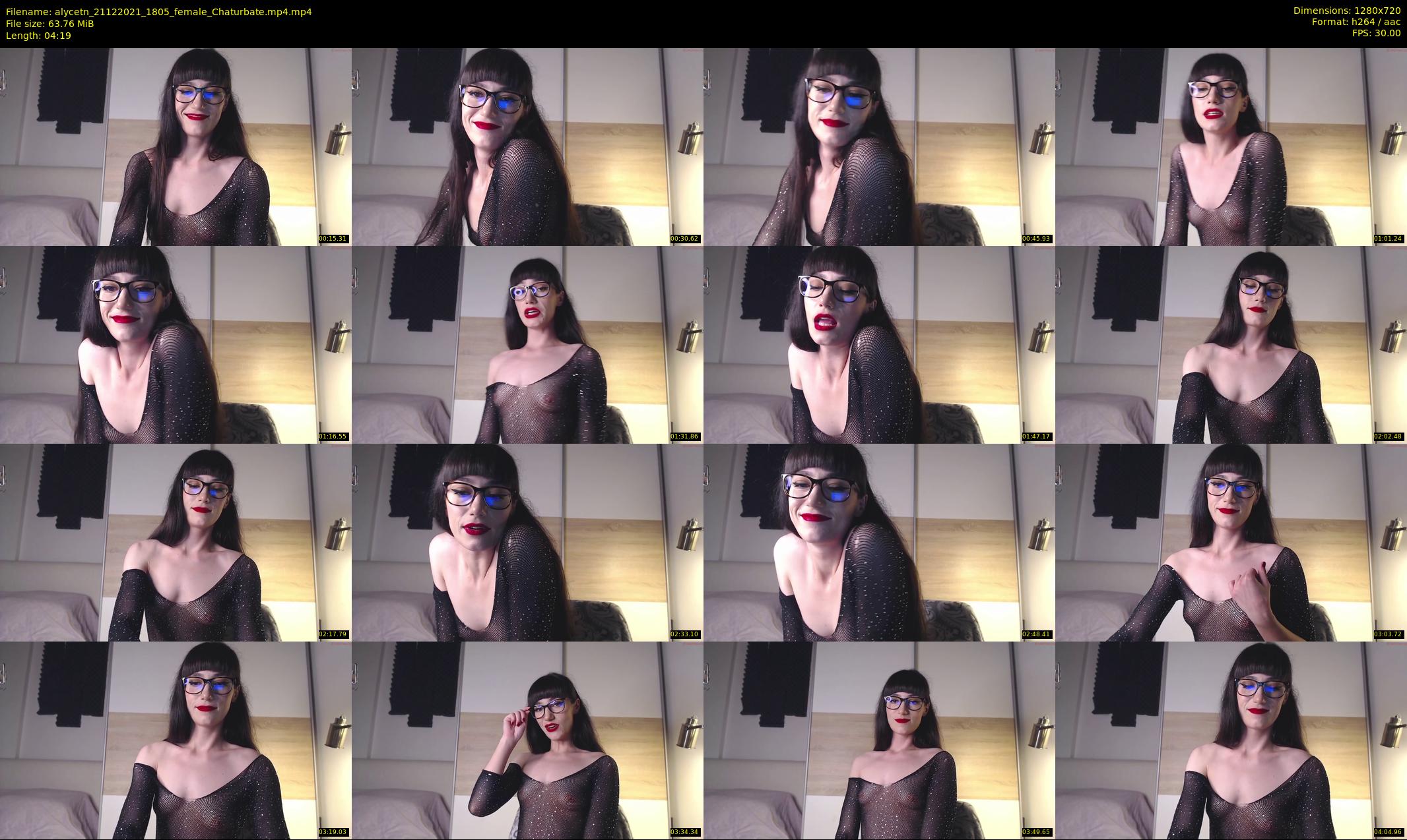 alycetn — 5 minute Chaturbate female cam show recording, 720p, Dec 21, 2021