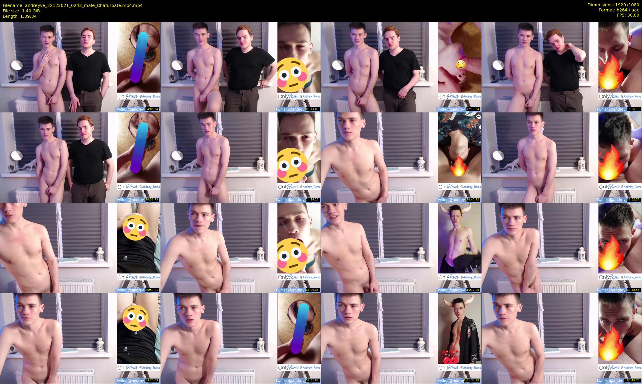 andreyve — 70 minute Chaturbate male cam show recording, 1080p, Dec 22, 2021