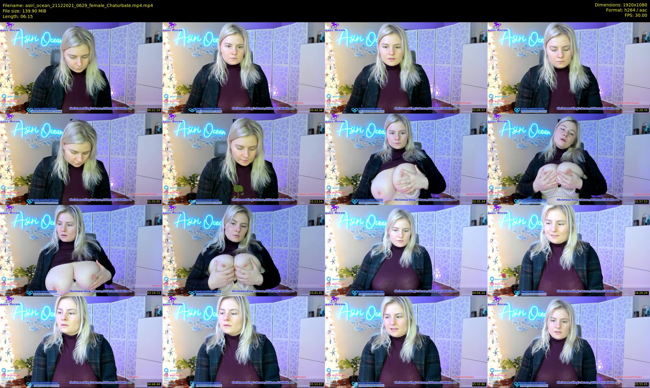 asiri_ocean — 7 minute Chaturbate female cam show recording, 1080p, Dec 21, 2021
