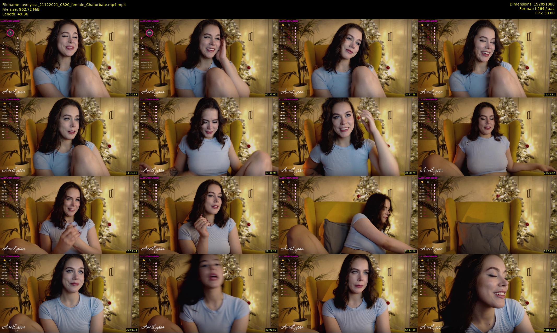 avelyssa — 50 minute Chaturbate female cam show recording, 1080p, Dec 21, 2021