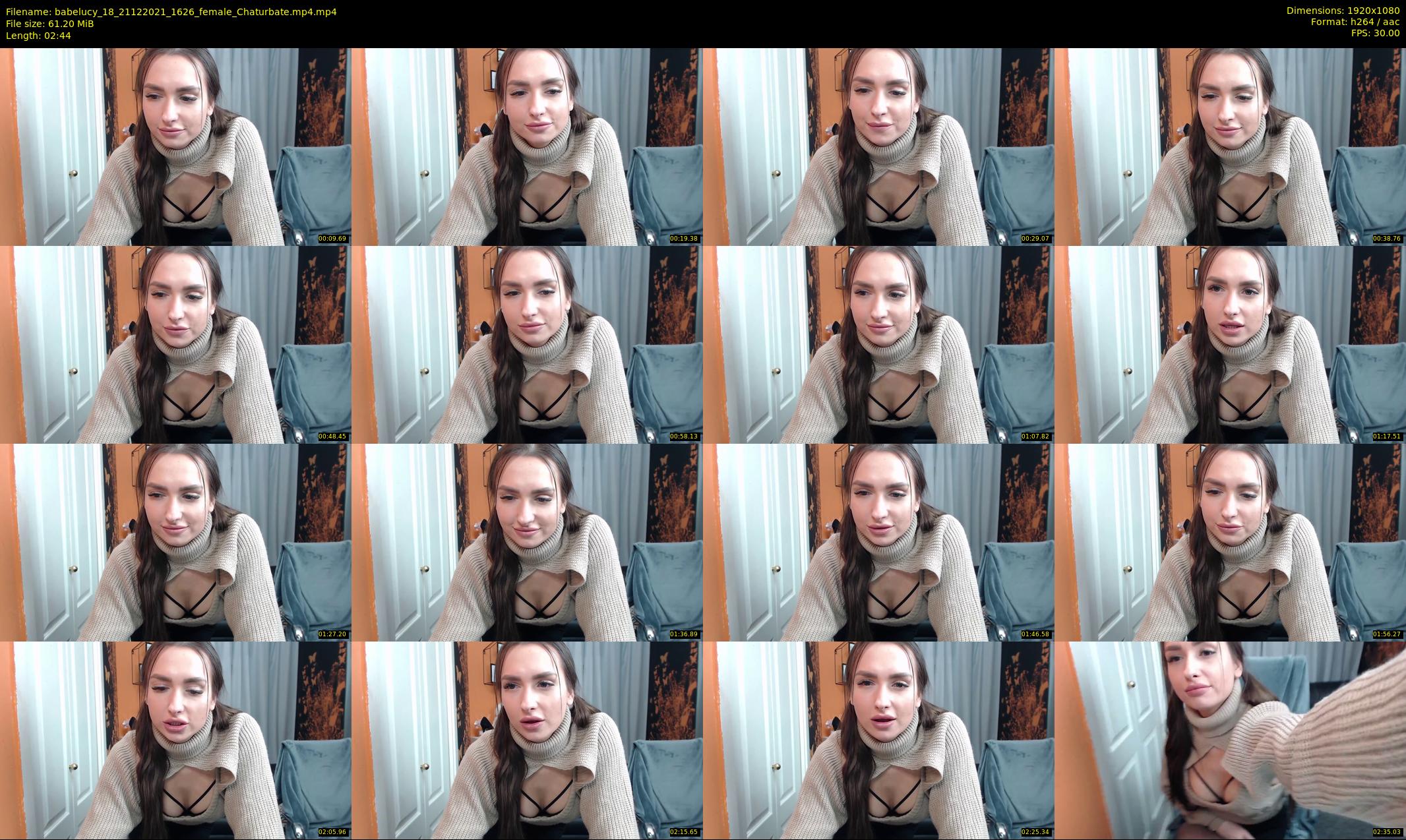 babelucy_18 — 3 minute Chaturbate female cam show recording, 1080p, Dec 21, 2021