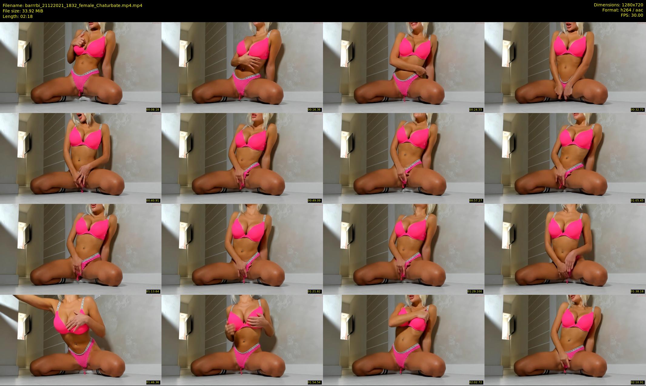 barrrbi — 3 minute Chaturbate female cam show recording, 720p, Dec 21, 2021