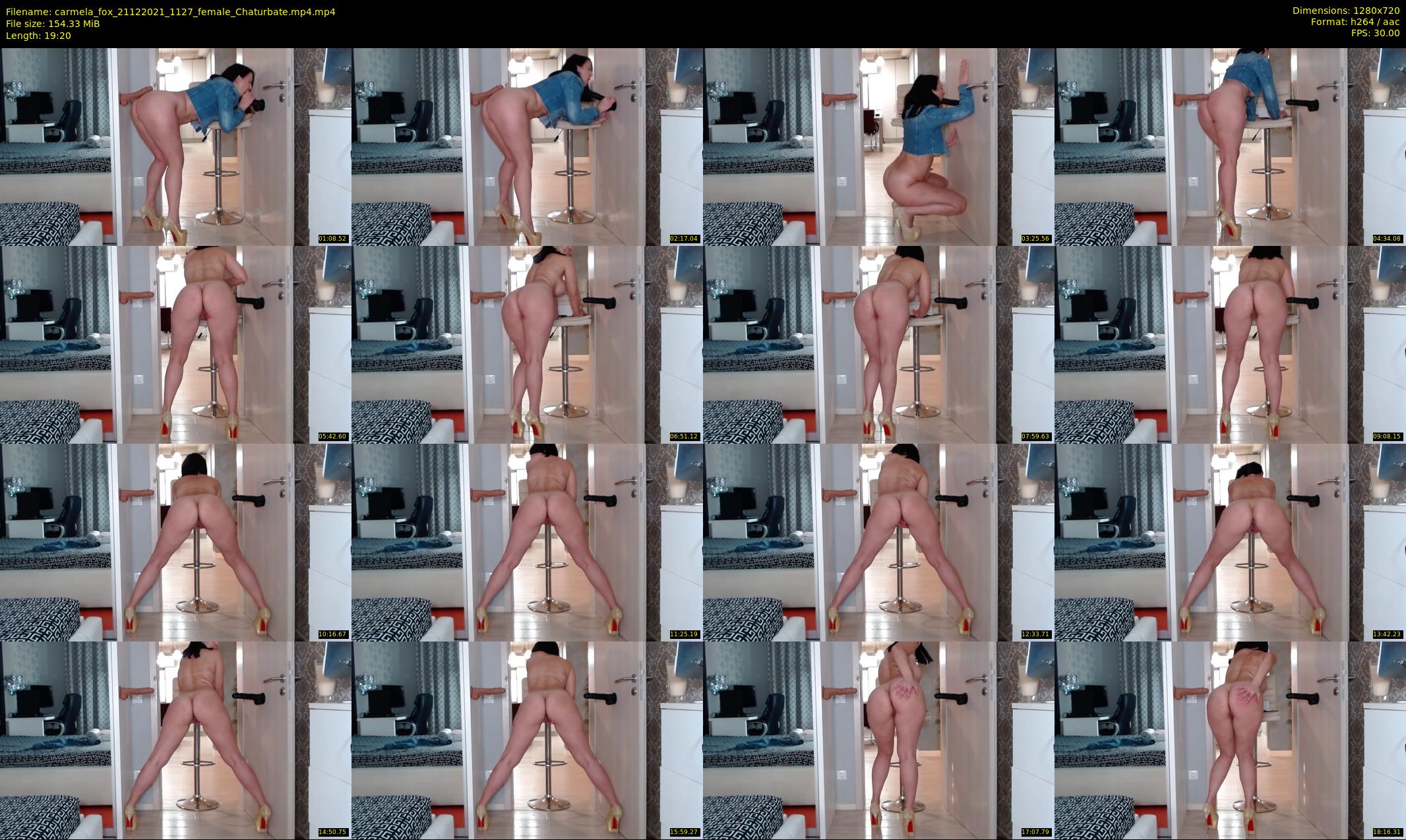 carmela_fox — 20 minute Chaturbate female cam show recording, 720p, Dec 21, 2021