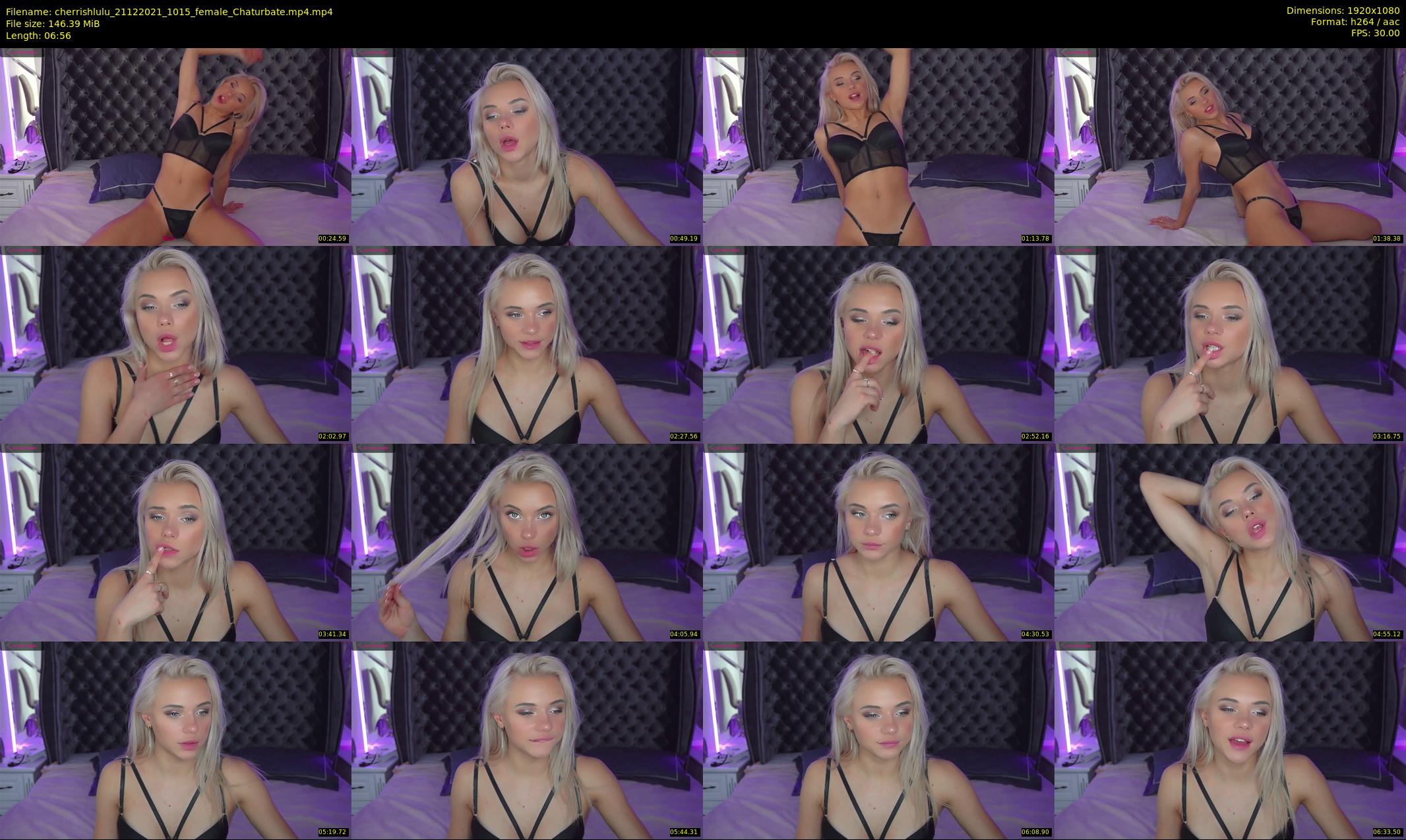 cherrishlulu — 7 minute Chaturbate female cam show recording, 1080p, Dec 21, 2021
