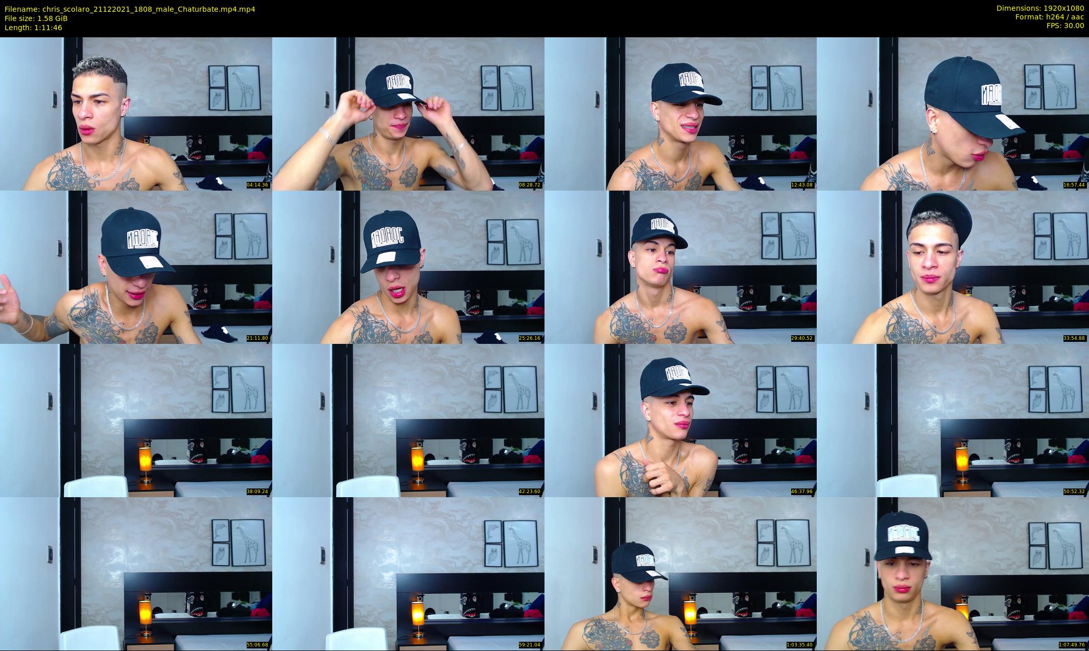 chris_scolaro — 72 minute Chaturbate male cam show recording, 1080p, Dec 21, 2021
