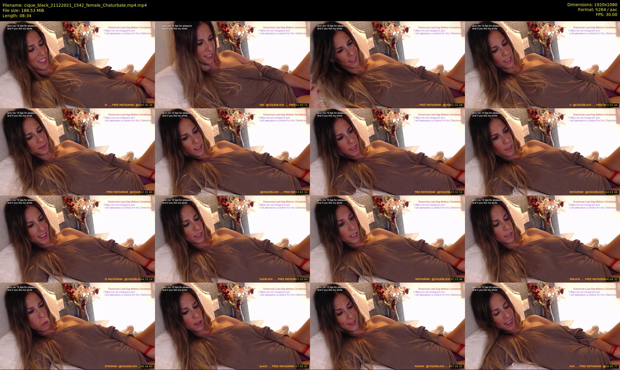 cique_black — 9 minute Chaturbate female cam show recording, 1080p, Dec 21, 2021