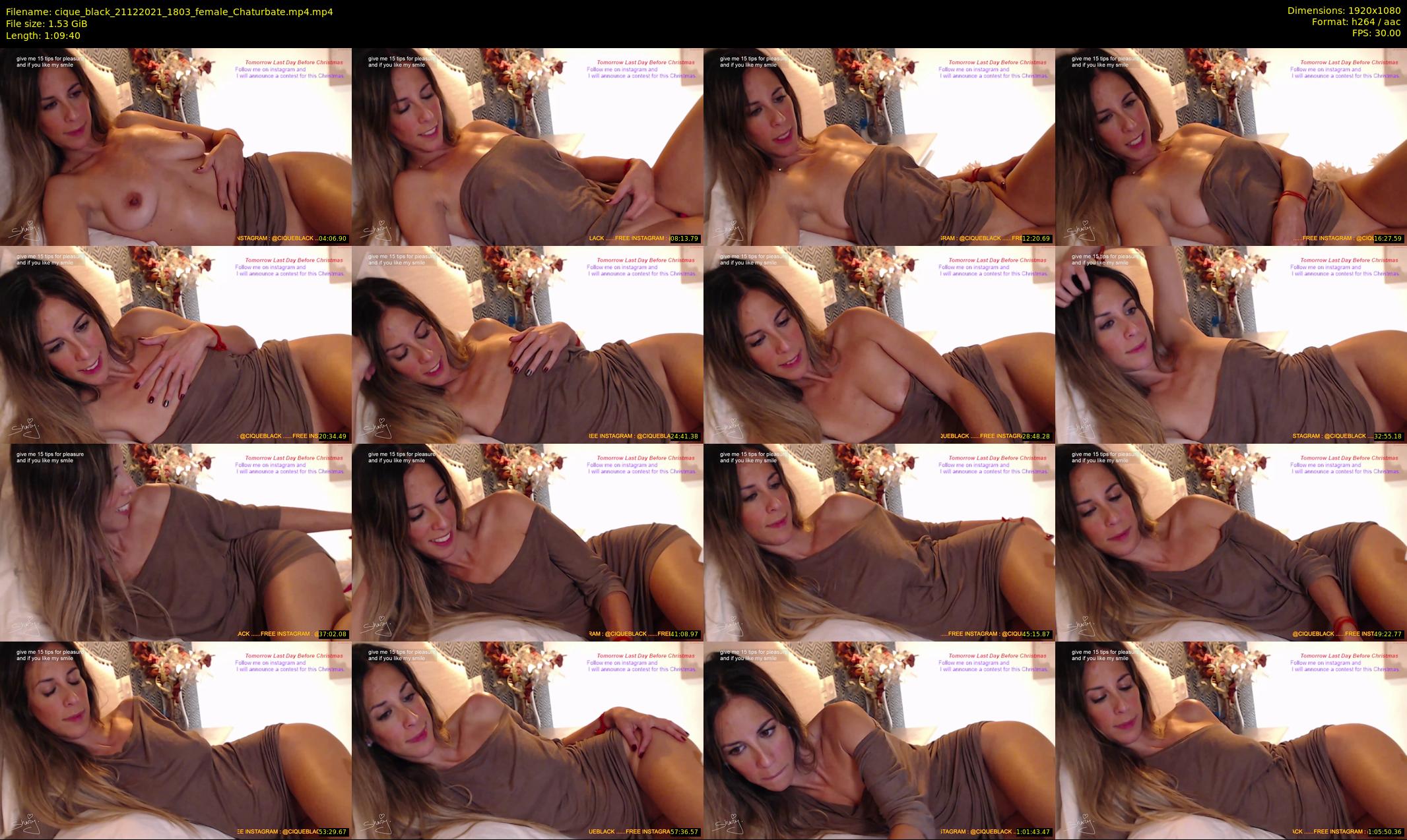 cique_black — 70 minute Chaturbate female cam show recording, 1080p, Dec 21, 2021