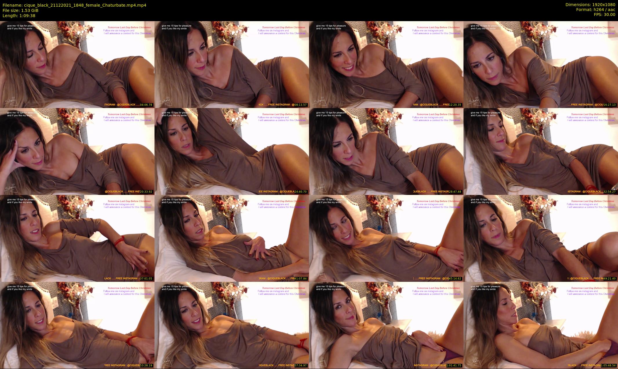 cique_black — 70 minute Chaturbate female cam show recording, 1080p, Dec 21, 2021