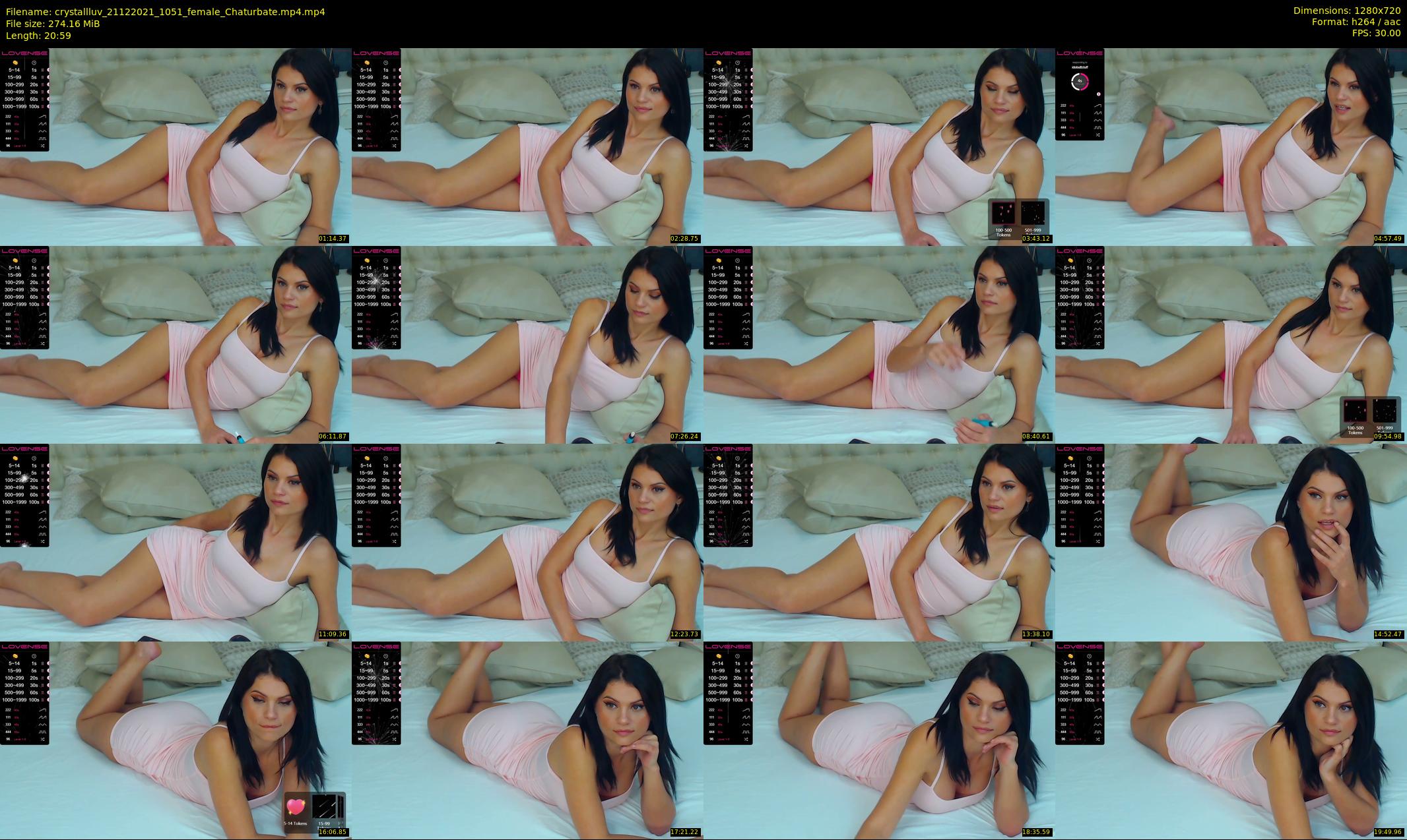 crystallluv — 21 minute Chaturbate female cam show recording, 720p, Dec 21, 2021