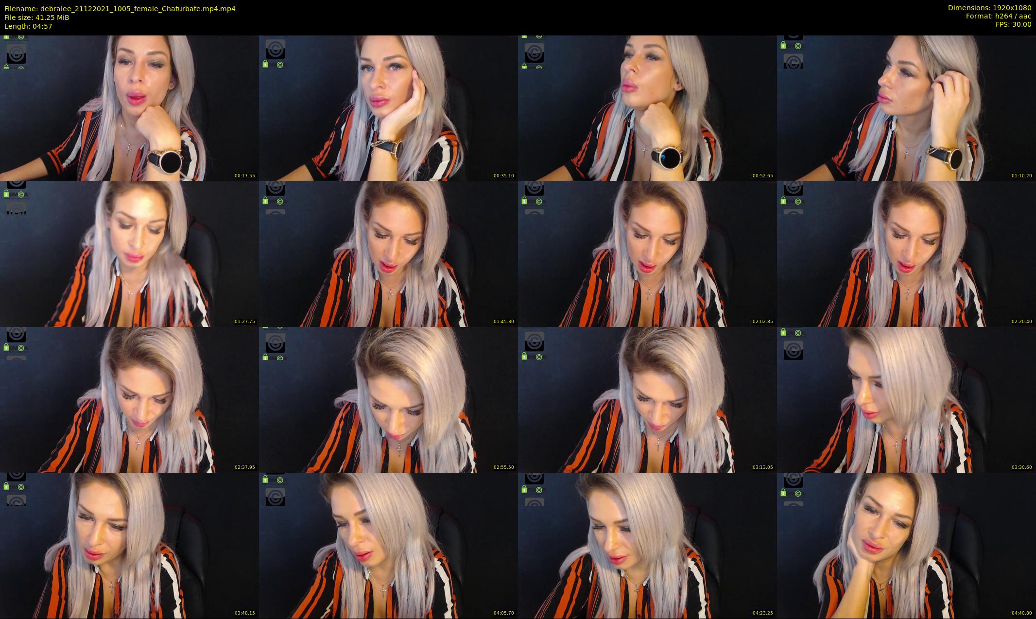 debralee — 5 minute Chaturbate female cam show recording, 1080p, Dec 21, 2021