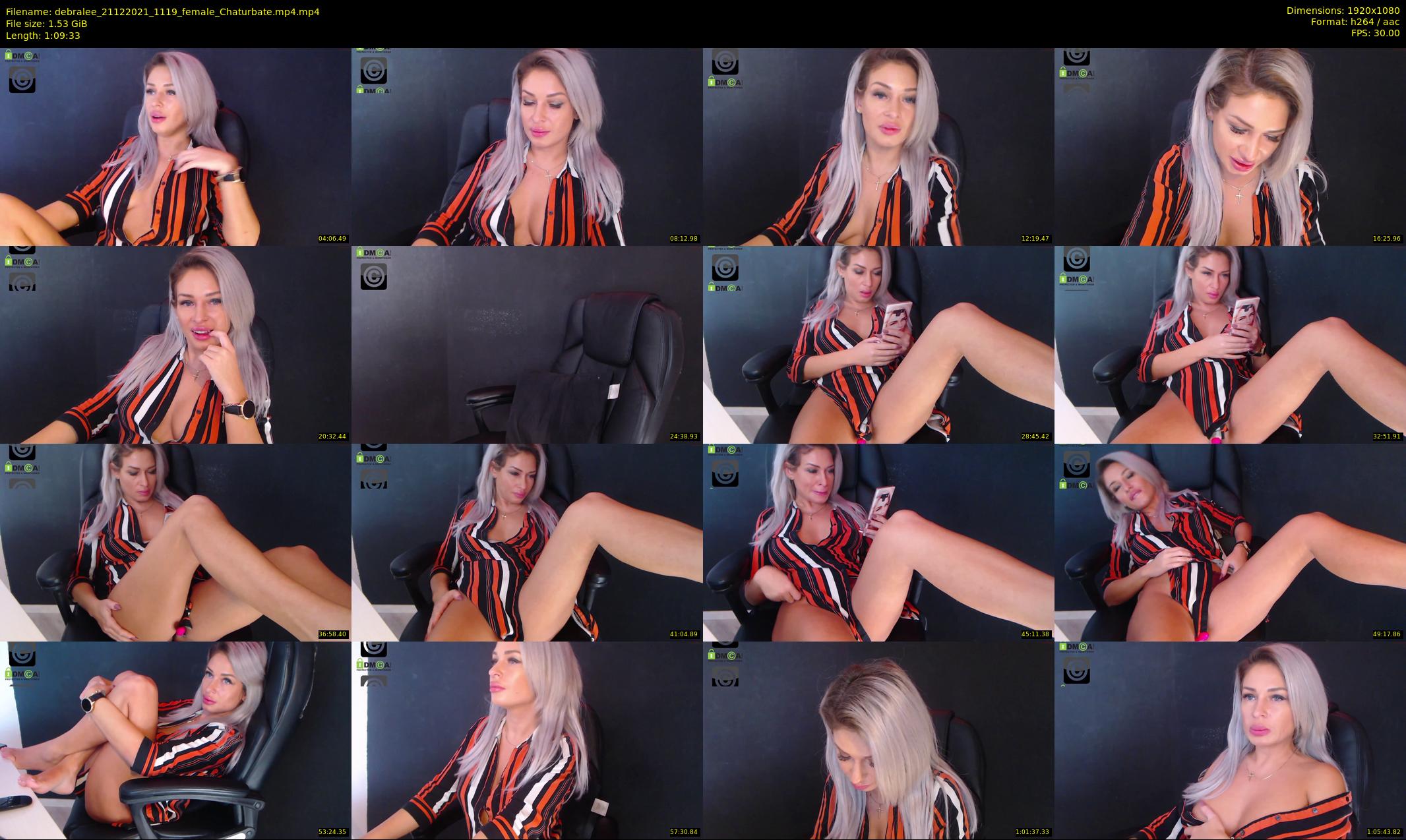 debralee — 70 minute Chaturbate female cam show recording, 1080p, Dec 21, 2021