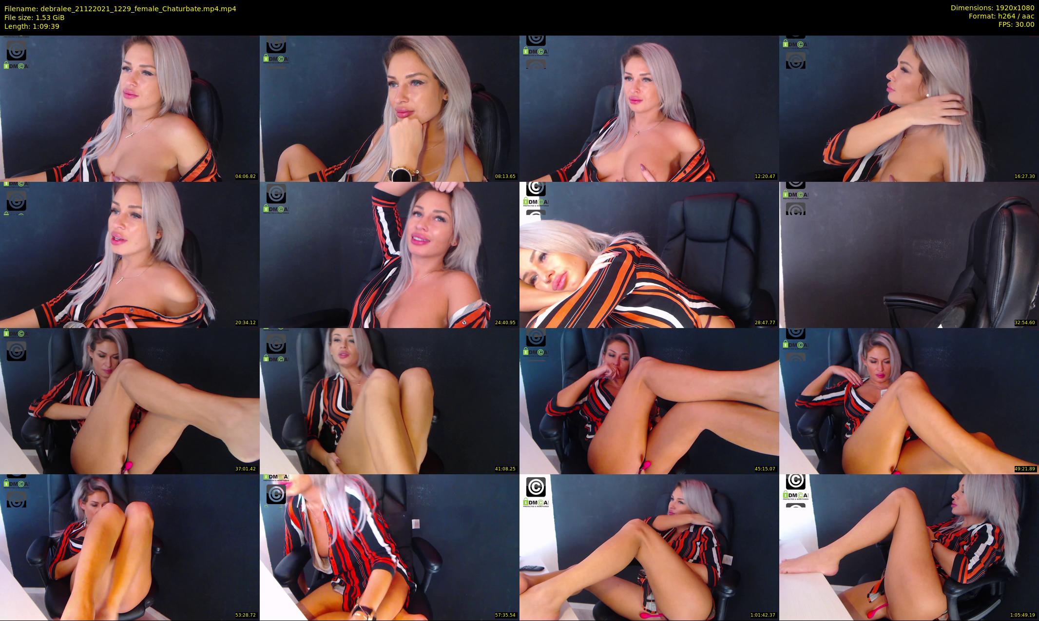 debralee — 70 minute Chaturbate female cam show recording, 1080p, Dec 21, 2021