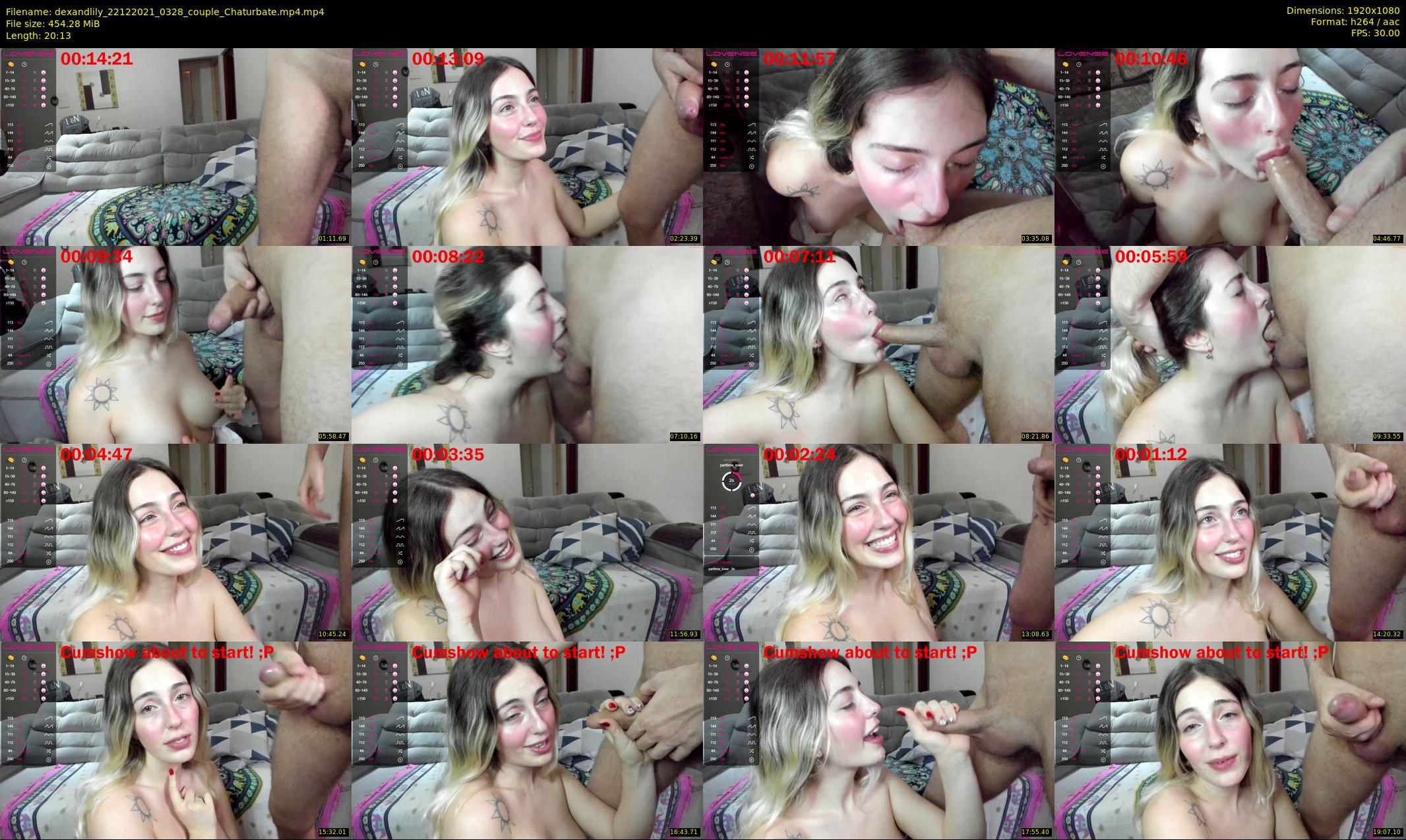 dexandlily — 21 minute Chaturbate couple cam show recording, 1080p, Dec 22, 2021