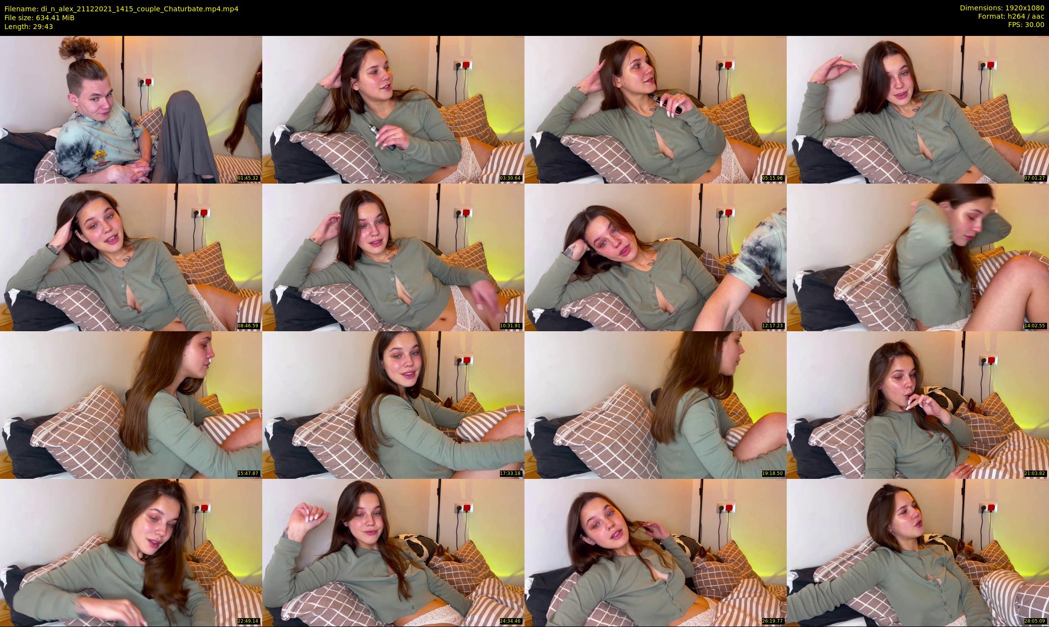 di_n_alex — 30 minute Chaturbate couple cam show recording, 1080p, Dec 21, 2021