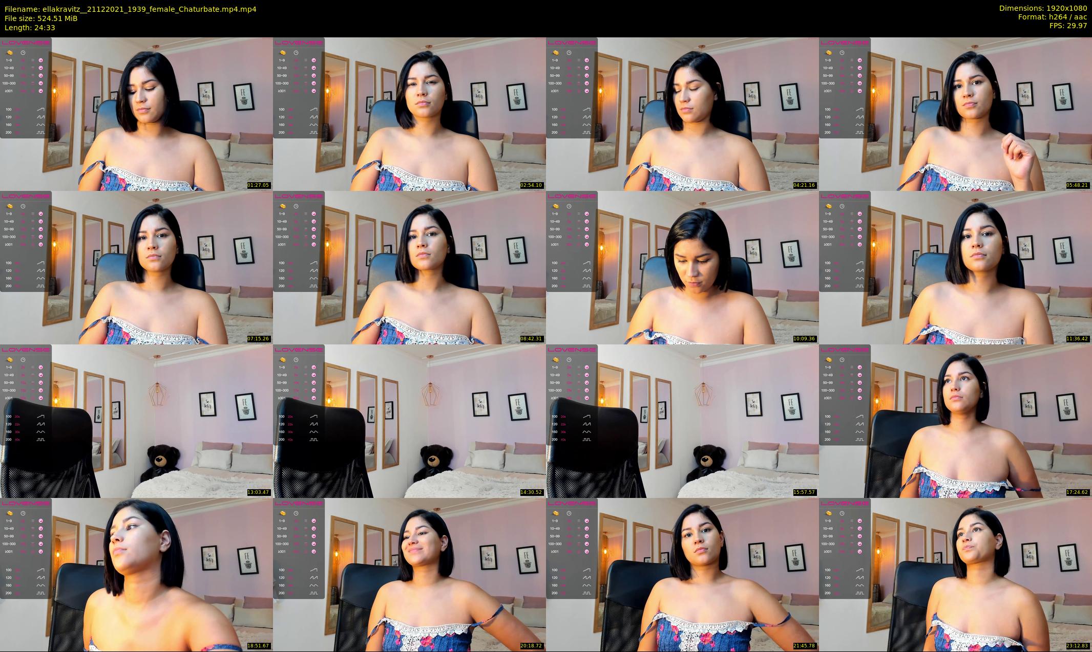 ellakravitz_ — 25 minute Chaturbate female cam show recording, 1080p, Dec 21, 2021