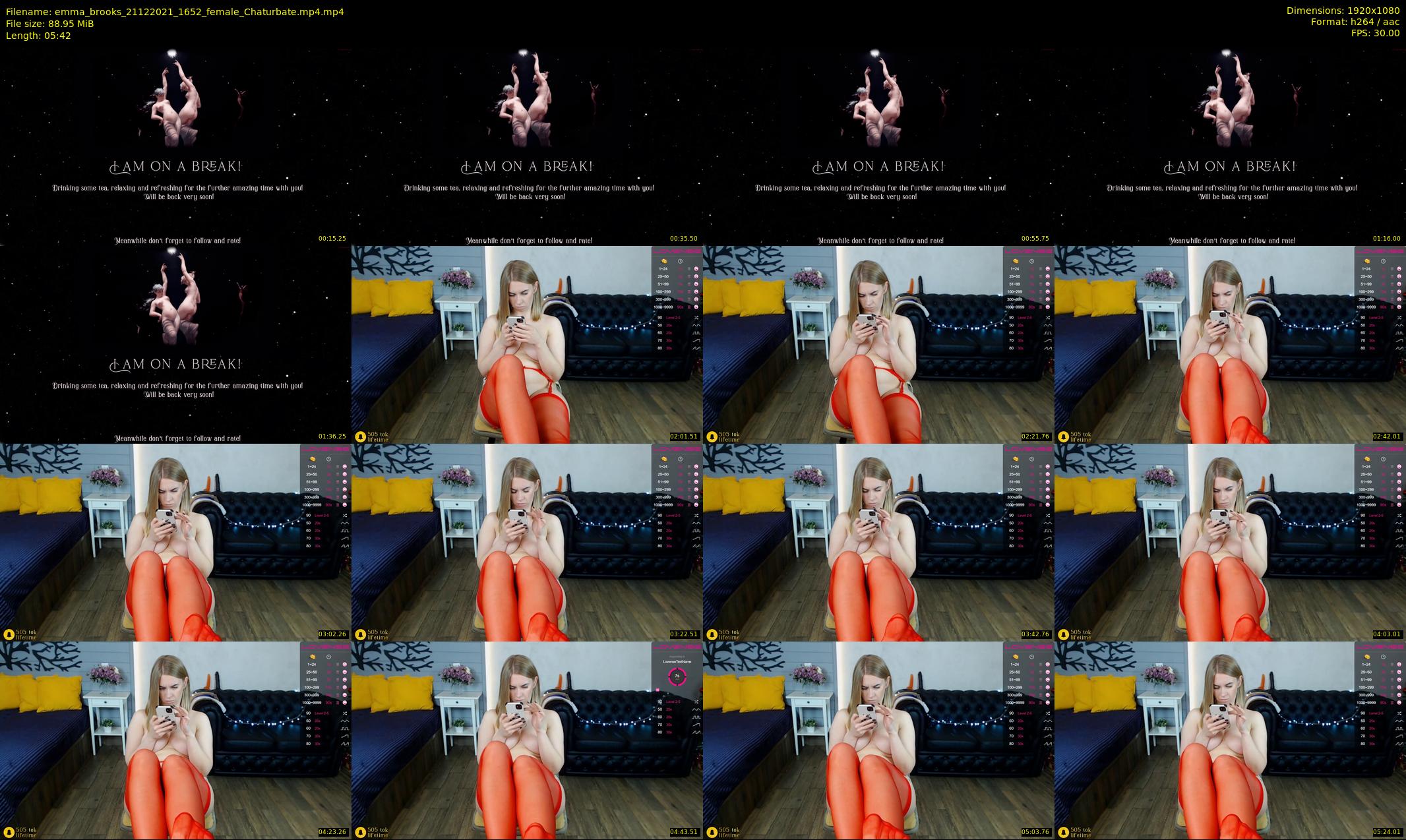 emma_brooks — 6 minute Chaturbate female cam show recording, 1080p, Dec 21, 2021