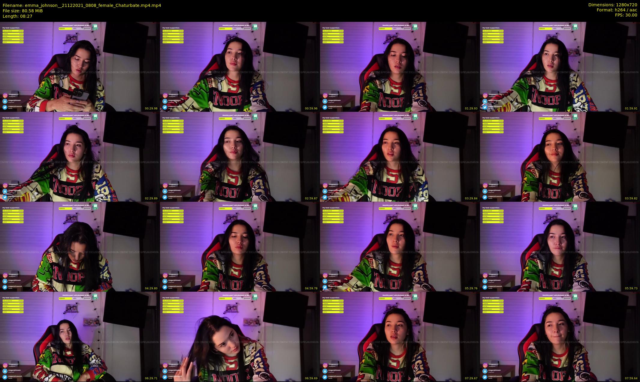 emma_johnson_ — 9 minute Chaturbate female cam show recording, 720p, Dec 21, 2021