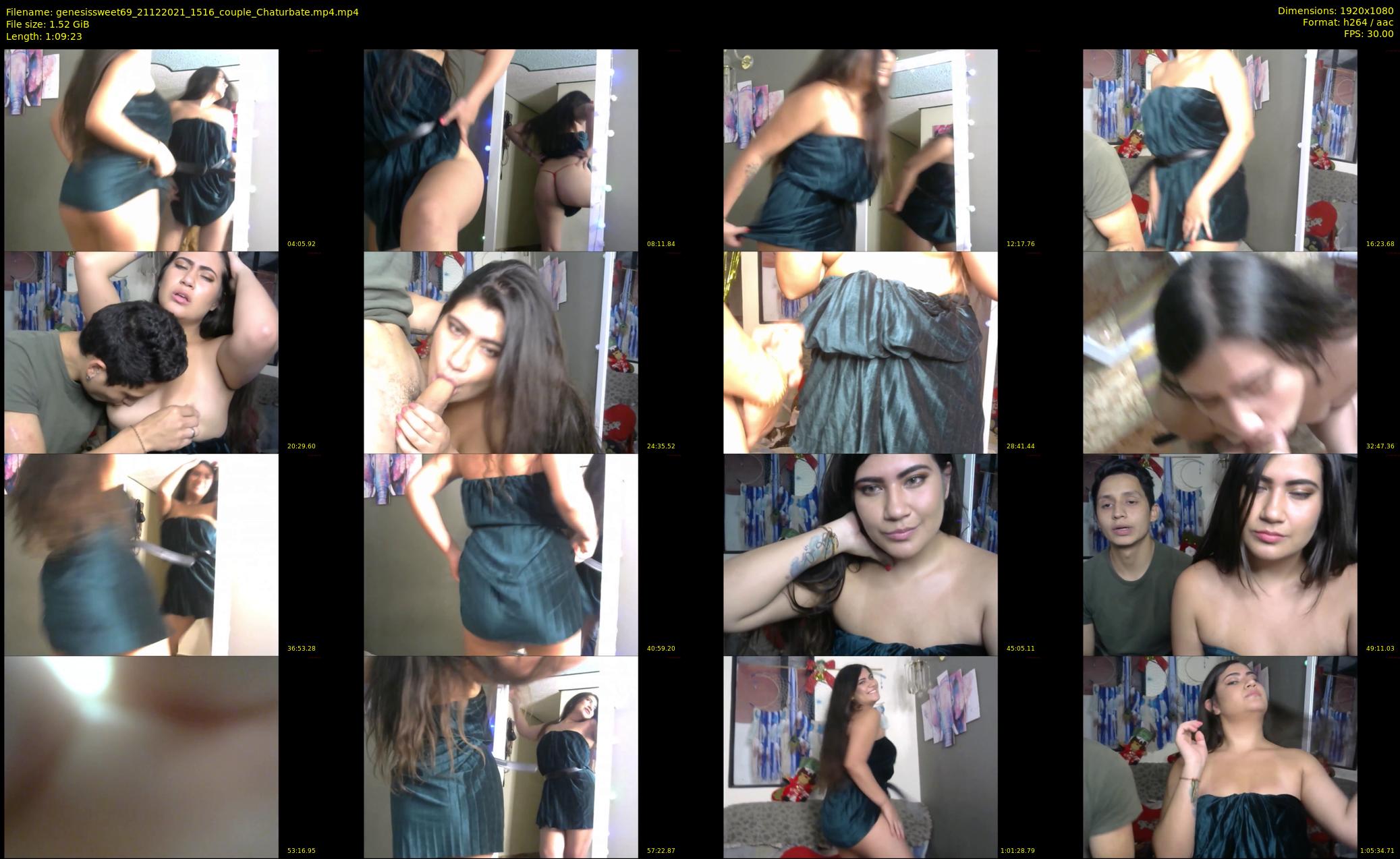 genesissweet69 — 70 minute Chaturbate couple cam show recording, 1080p, Dec 21, 2021