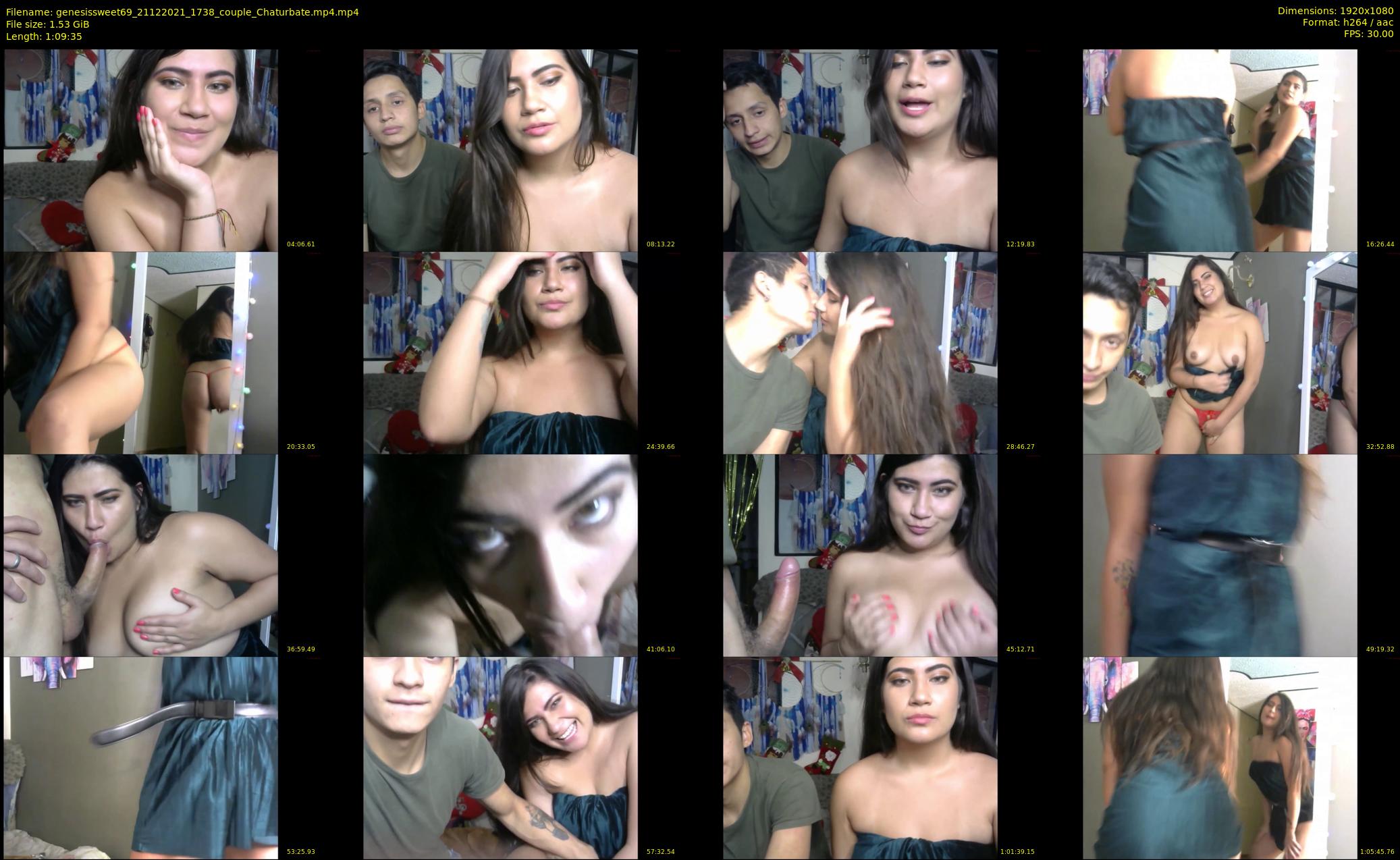 genesissweet69 — 70 minute Chaturbate couple cam show recording, 1080p, Dec 21, 2021