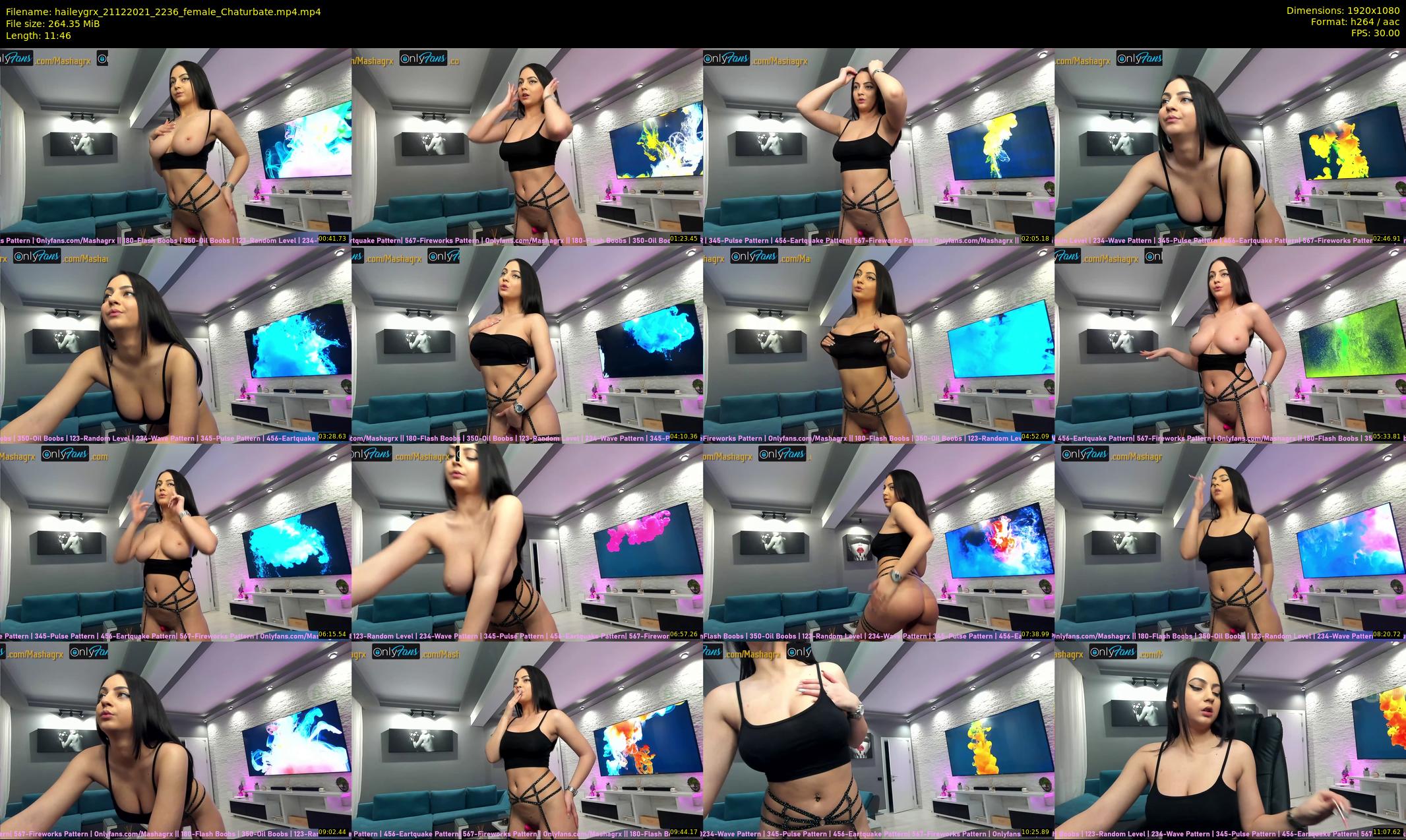 haileygrx — 12 minute Chaturbate female cam show recording, 1080p, Dec 21, 2021