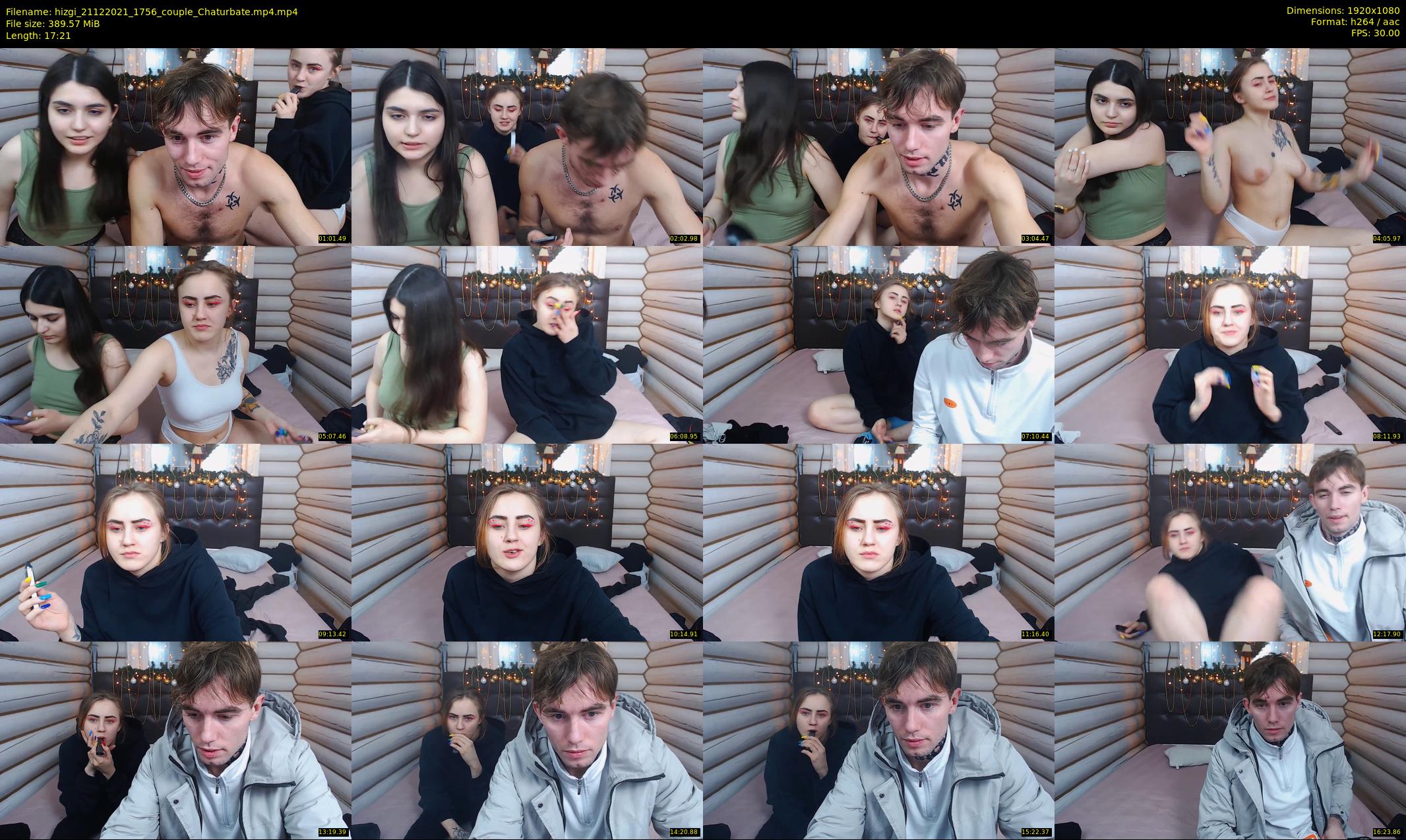 hizgi — 18 minute Chaturbate couple cam show recording, 1080p, Dec 21, 2021