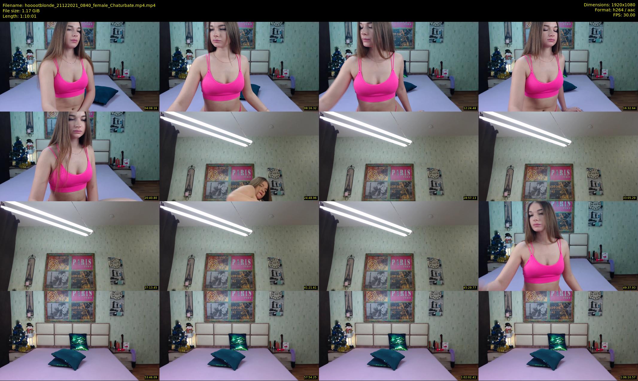 hooootblonde — 71 minute Chaturbate female cam show recording, 1080p, Dec 21, 2021