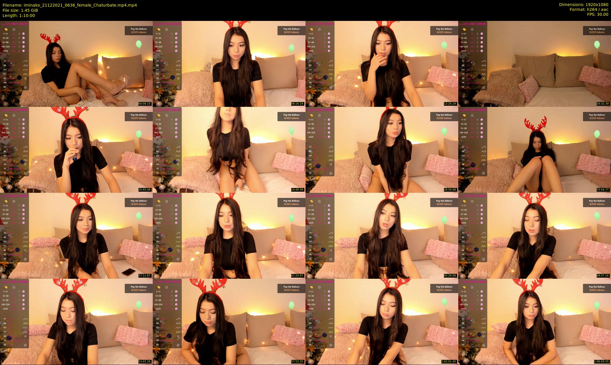 iminako — 70 minute Chaturbate female cam show recording, 1080p, Dec 21, 2021