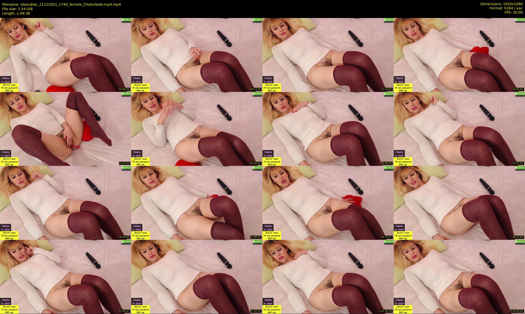 islanublar — 70 minute Chaturbate female cam show recording, 1080p, Dec 21, 2021
