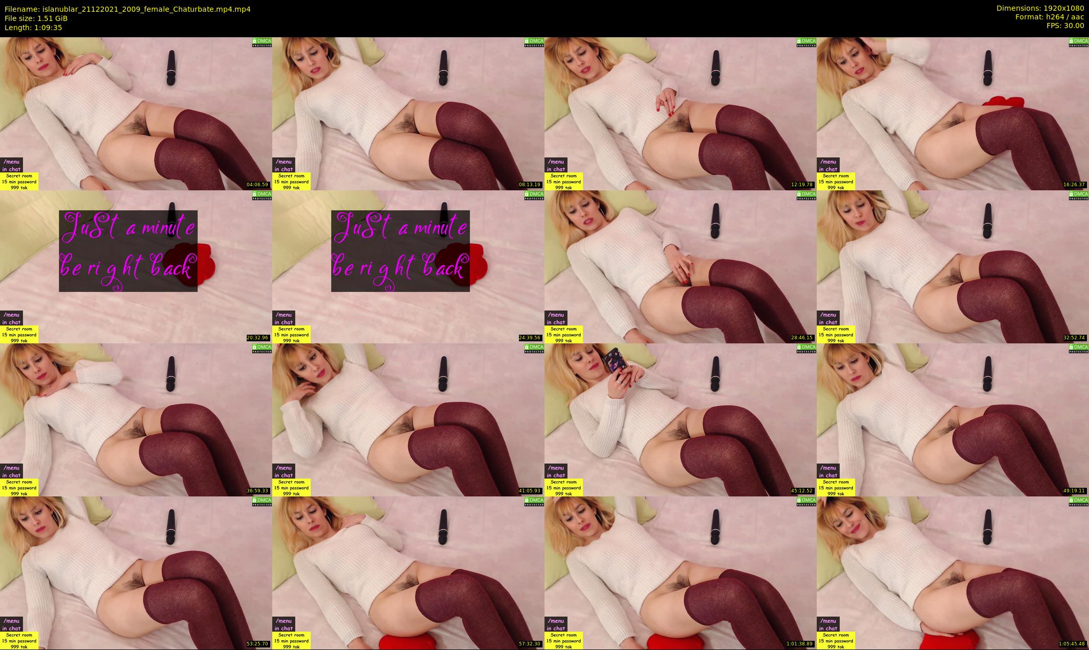 islanublar — 70 minute Chaturbate female cam show recording, 1080p, Dec 21, 2021