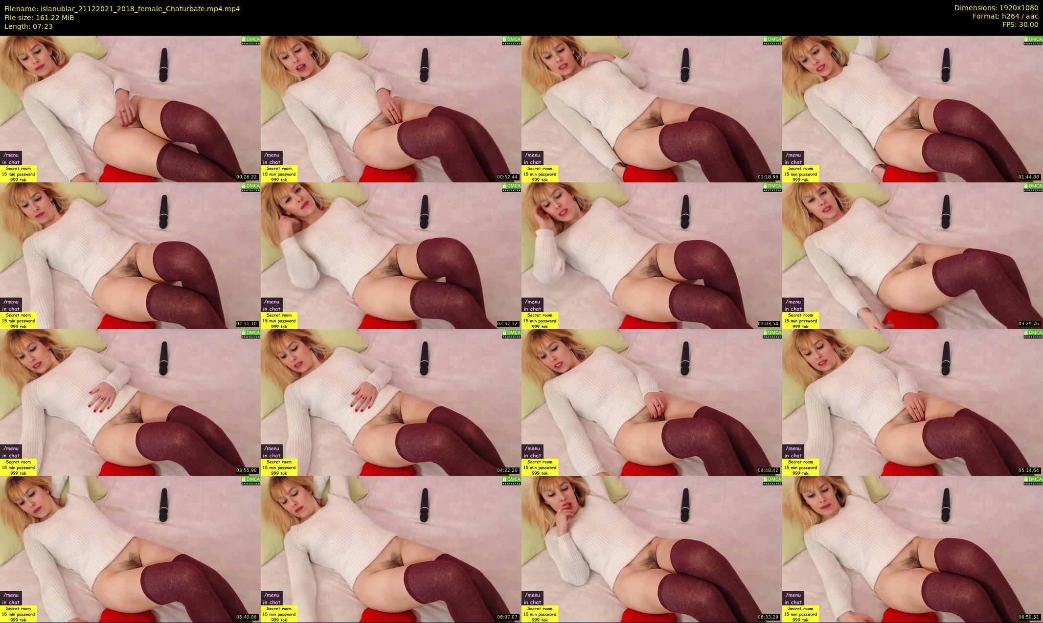 islanublar — 8 minute Chaturbate female cam show recording, 1080p, Dec 21, 2021