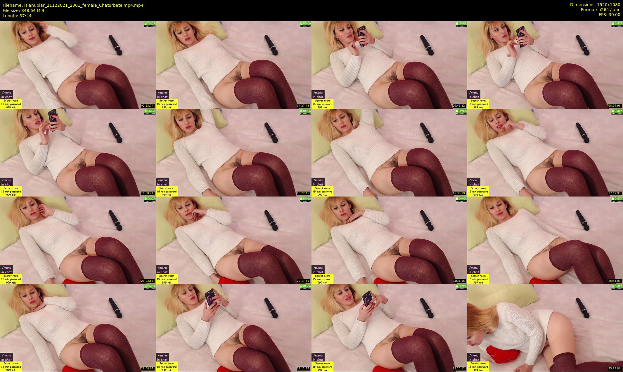 islanublar — 38 minute Chaturbate female cam show recording, 1080p, Dec 21, 2021
