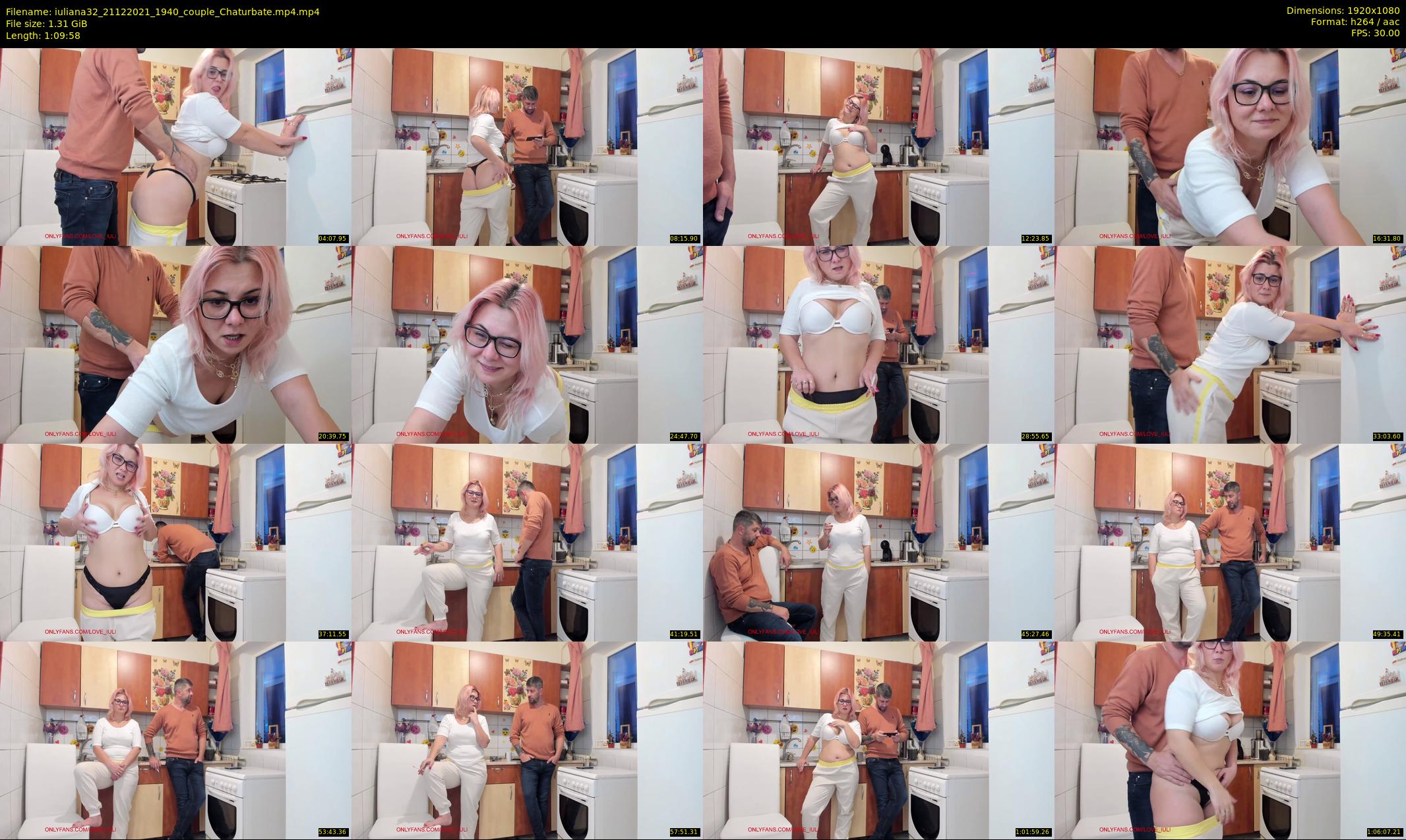 iuliana32 — 70 minute Chaturbate couple cam show recording, 1080p, Dec 21, 2021