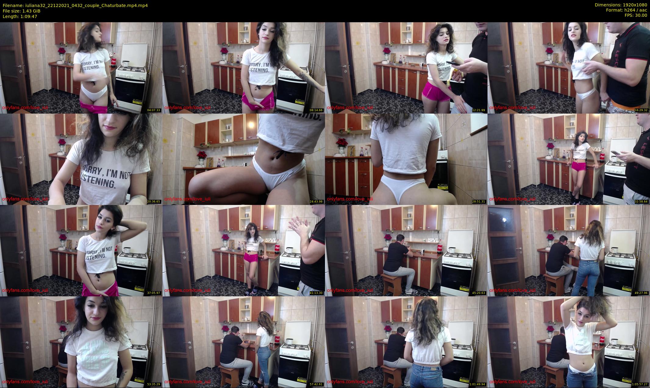 iuliana32 — 70 minute Chaturbate couple cam show recording, 1080p, Dec 22, 2021