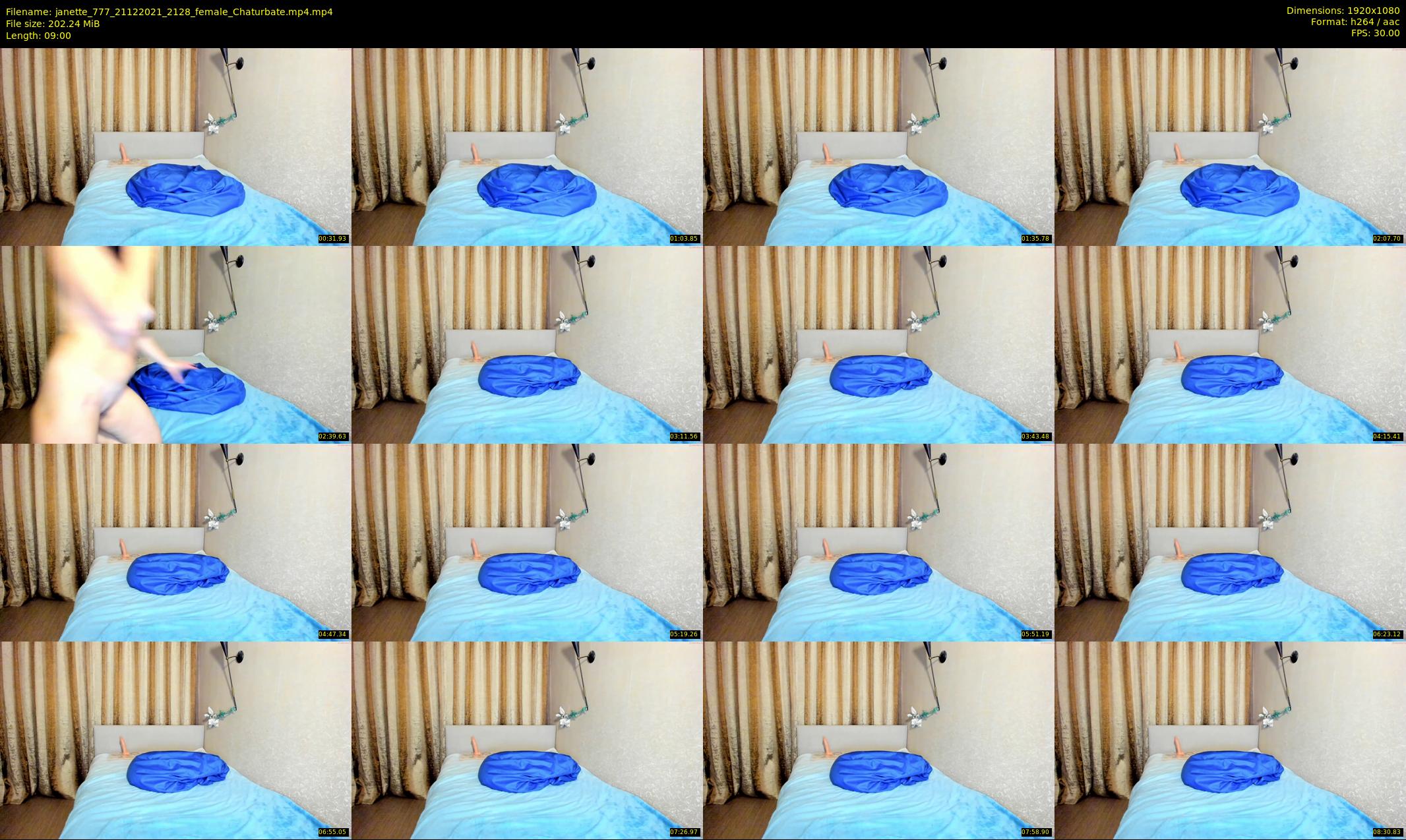 janette_777 — 9 minute Chaturbate female cam show recording, 1080p, Dec 21, 2021