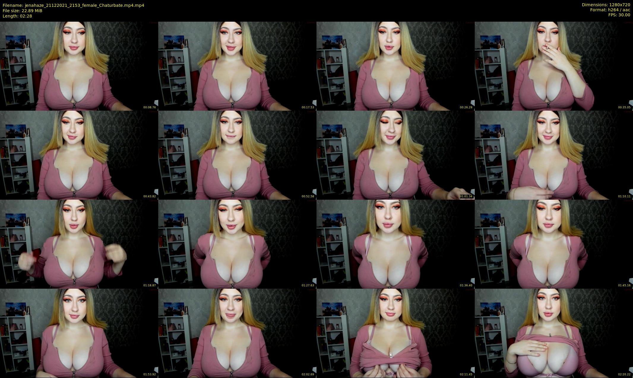 jenahaze — 3 minute Chaturbate female cam show recording, 720p, Dec 21, 2021