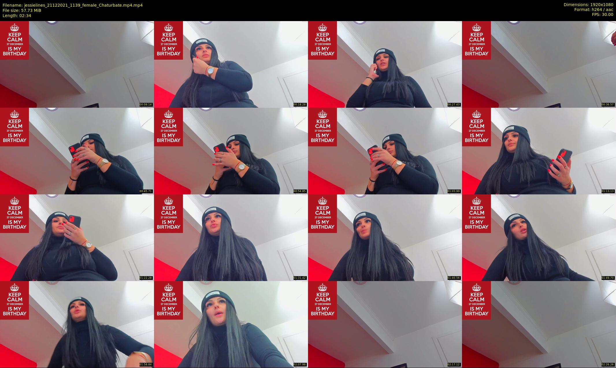 jessielines — 3 minute Chaturbate female cam show recording, 1080p, Dec 21, 2021