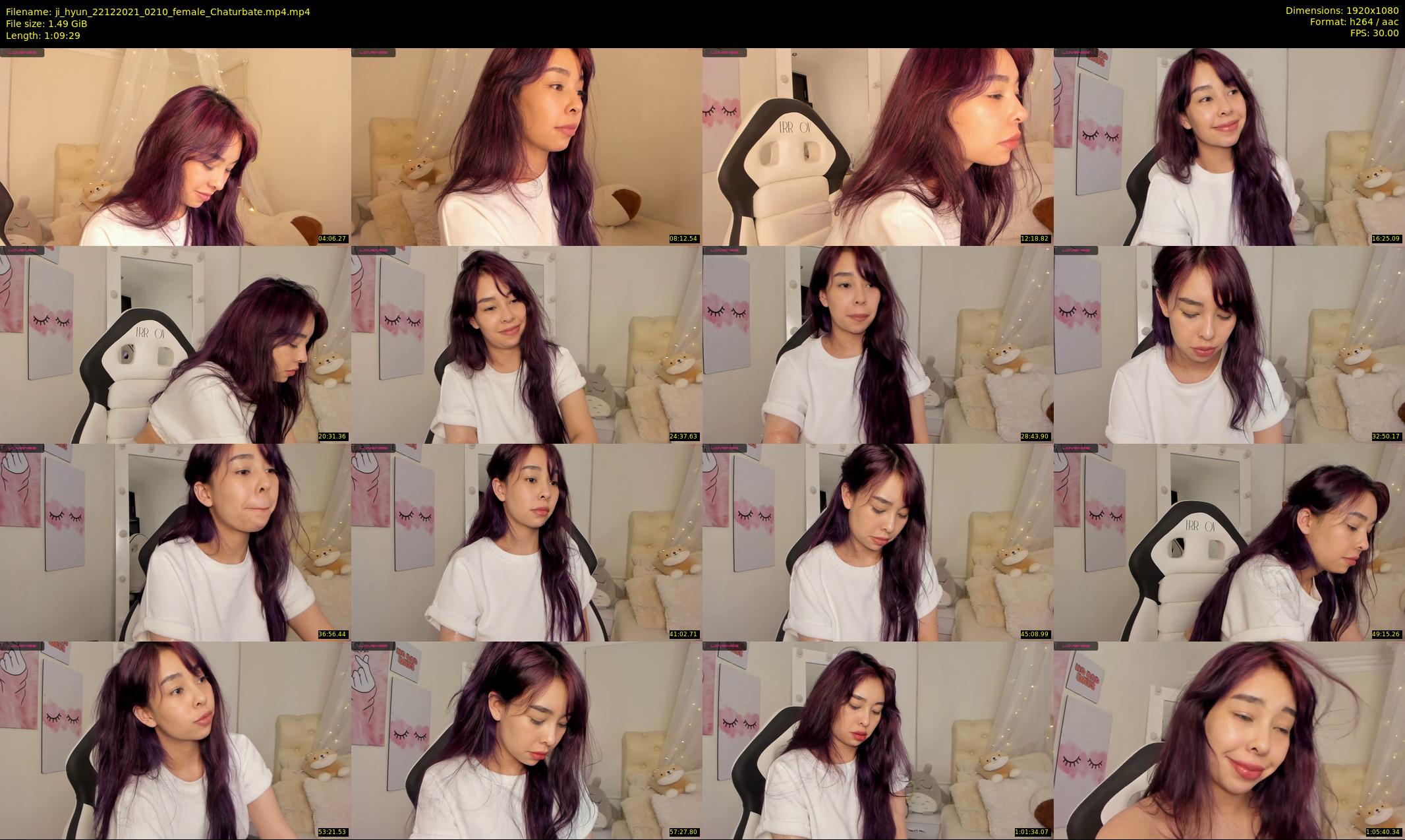 ji_hyun — 70 minute Chaturbate female cam show recording, 1080p, Dec 22, 2021