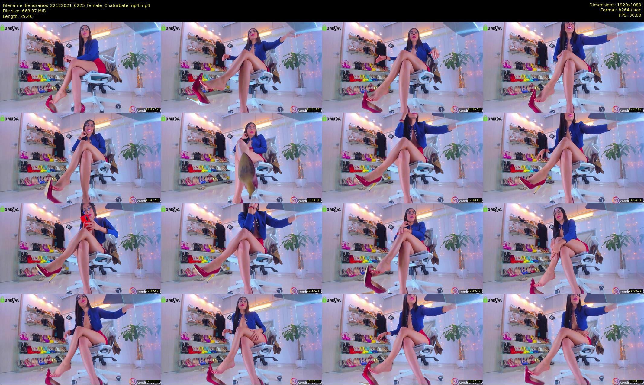 kendrarios — 30 minute Chaturbate female cam show recording, 1080p, Dec 22, 2021