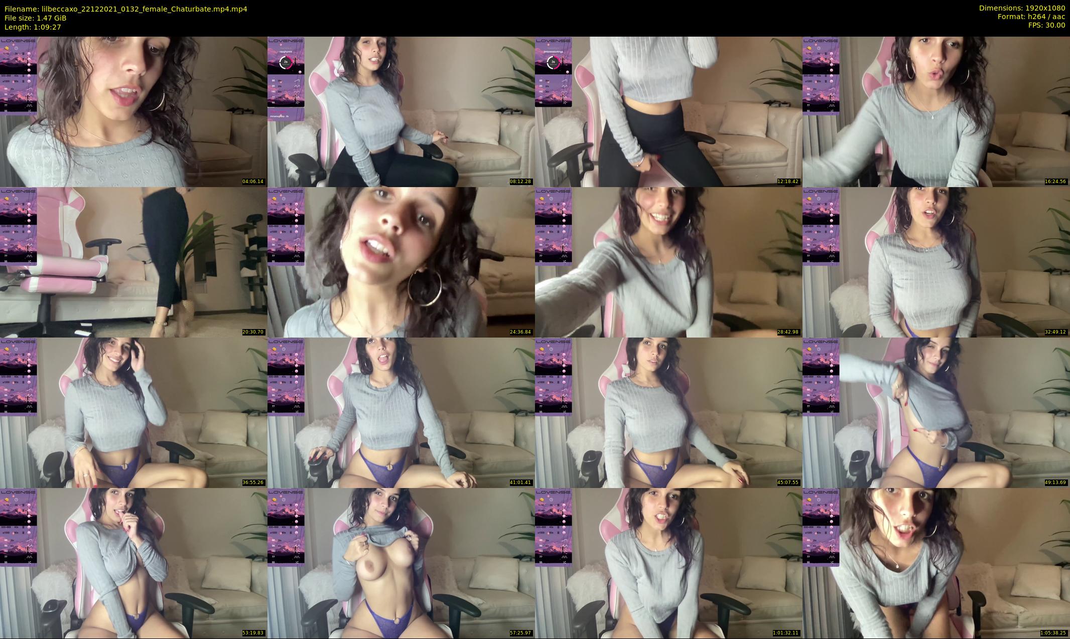 lilbeccaxo — 70 minute Chaturbate female cam show recording, 1080p, Dec 22, 2021