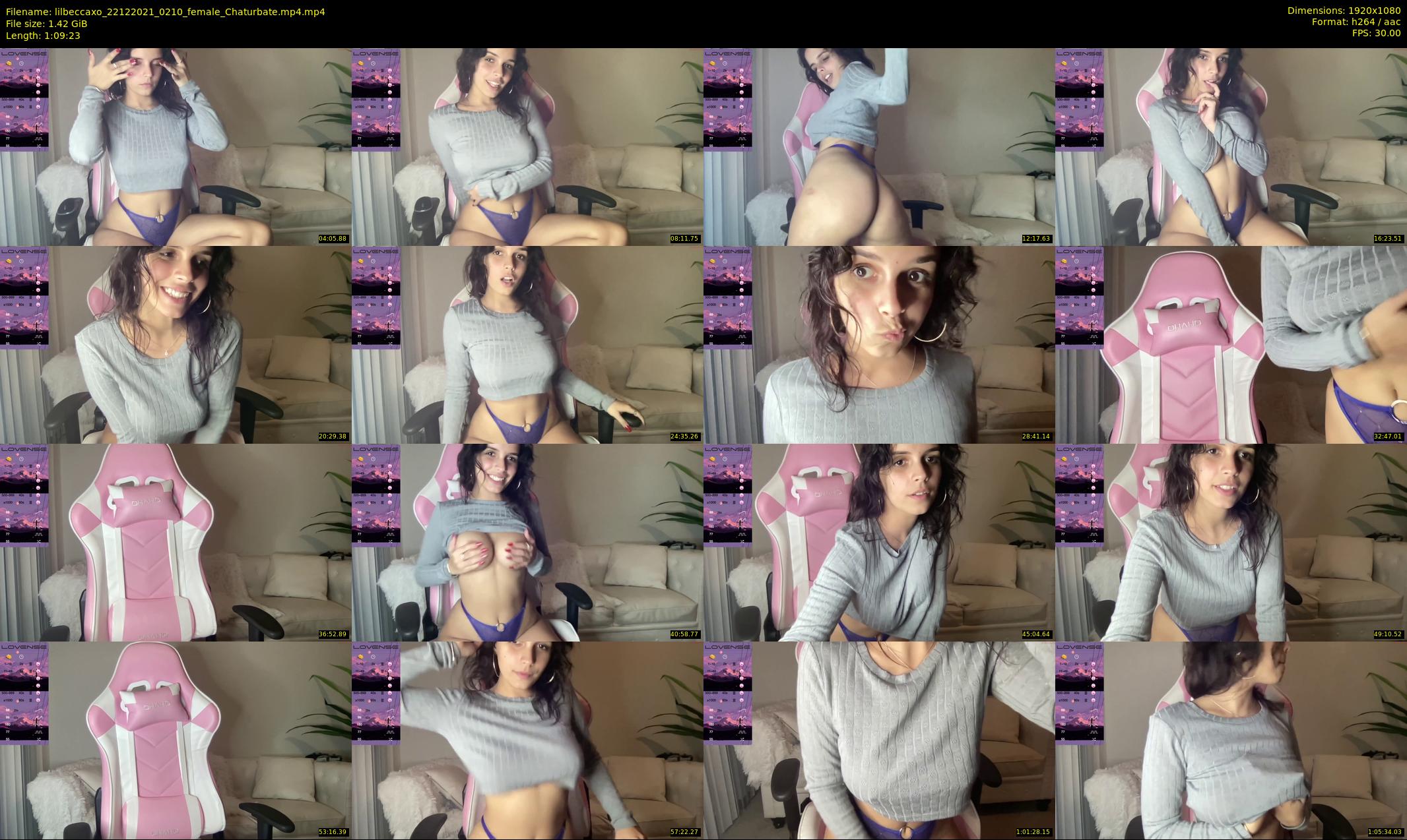 lilbeccaxo — 70 minute Chaturbate female cam show recording, 1080p, Dec 22, 2021