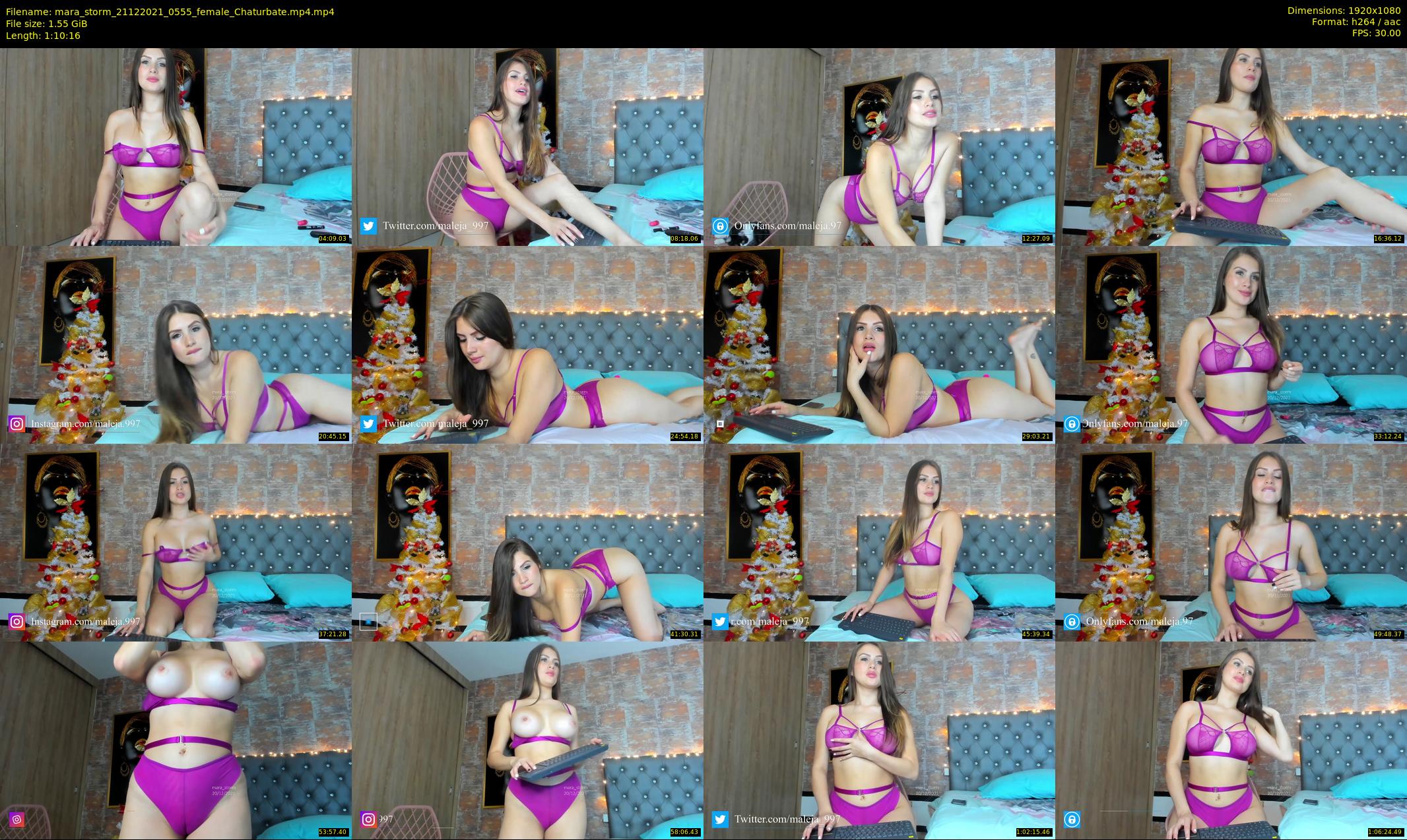 mara_storm — 71 minute Chaturbate female cam show recording, 1080p, Dec 21, 2021