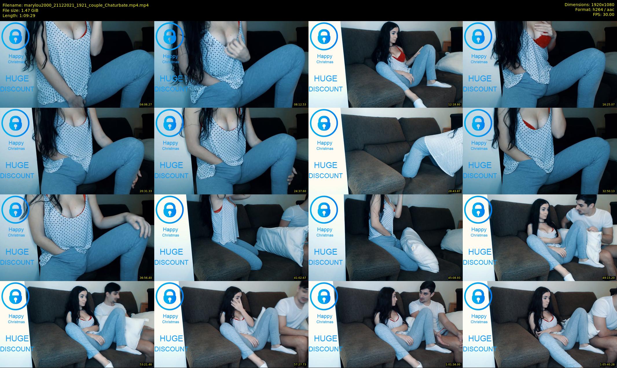 marylou2000 — 70 minute Chaturbate couple cam show recording, 1080p, Dec 21, 2021