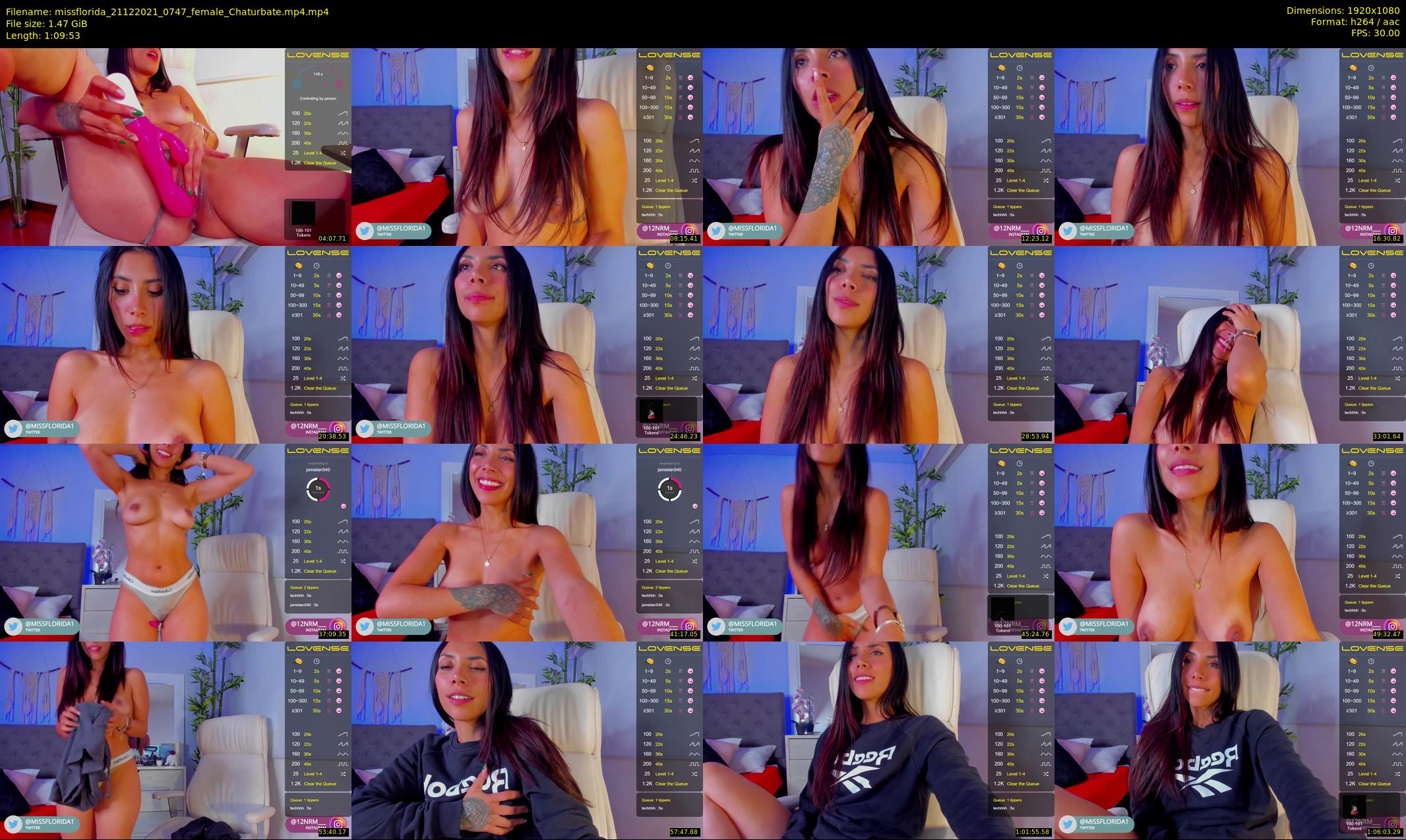 missflorida — 70 minute Chaturbate female cam show recording, 1080p, Dec 21, 2021