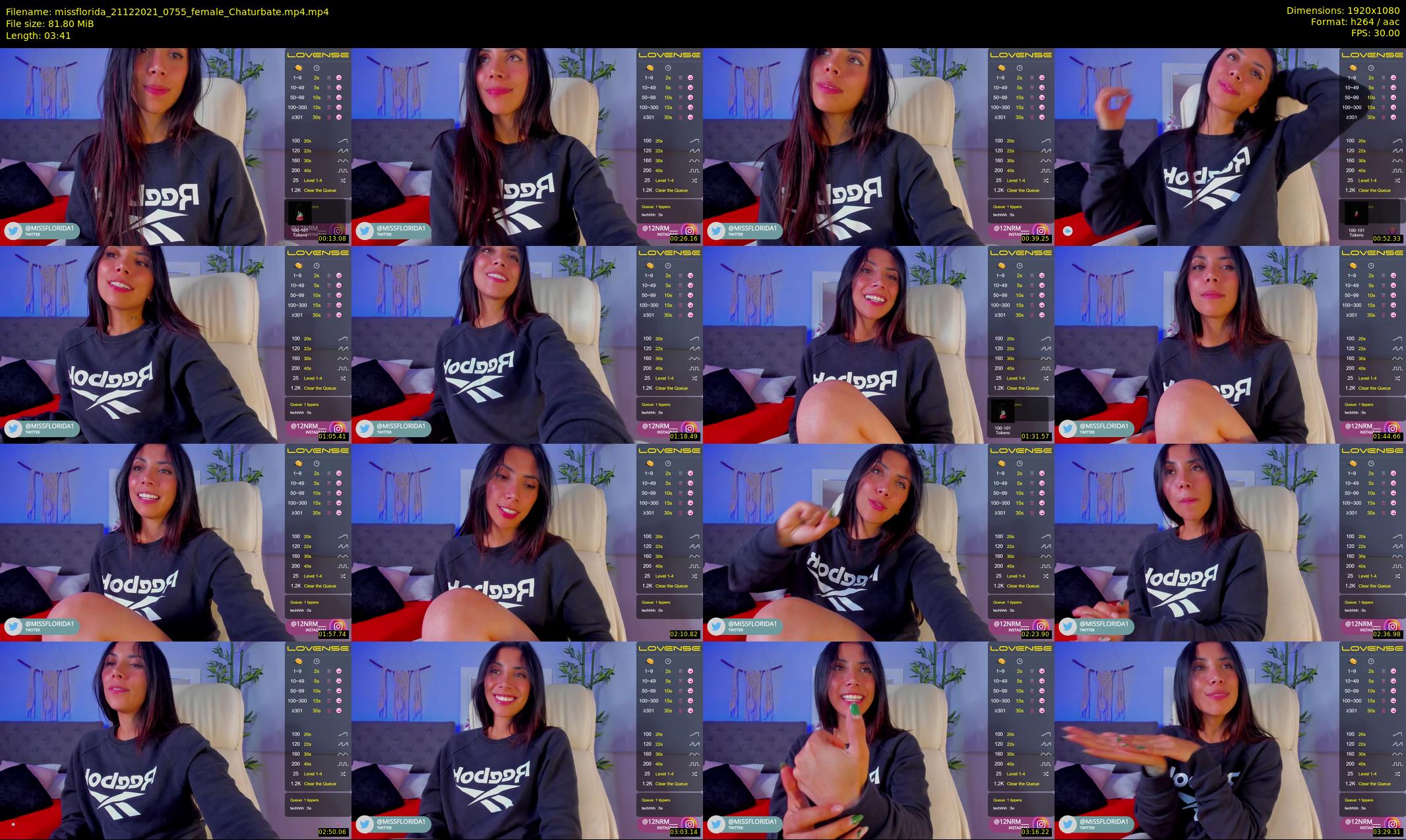 missflorida — 4 minute Chaturbate female cam show recording, 1080p, Dec 21, 2021
