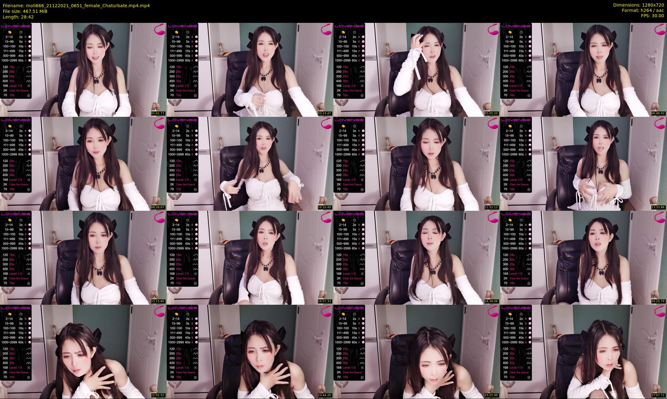 moli666 — 29 minute Chaturbate female cam show recording, 720p, Dec 21, 2021