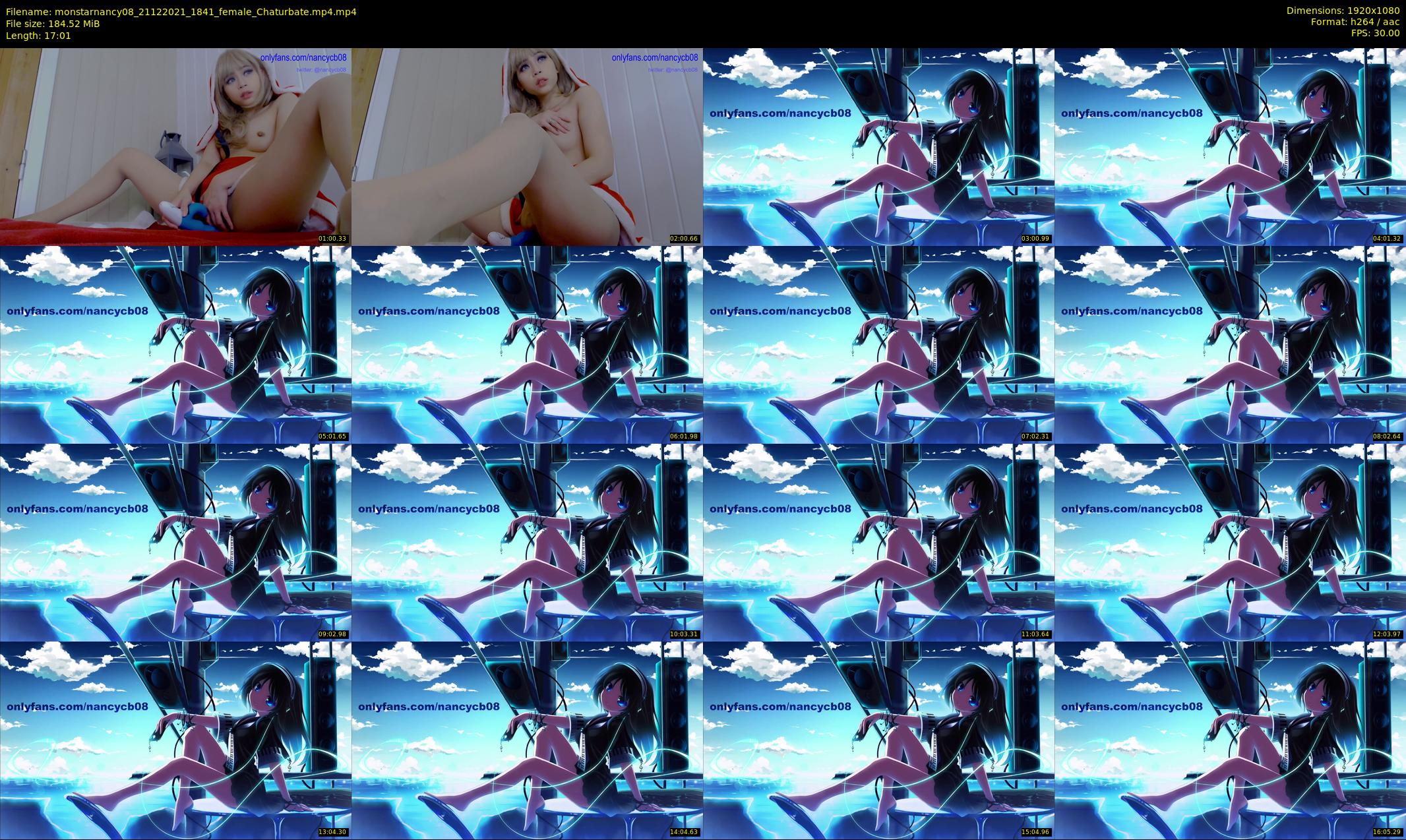 monstarnancy08 — 18 minute Chaturbate female cam show recording, 1080p, Dec 21, 2021